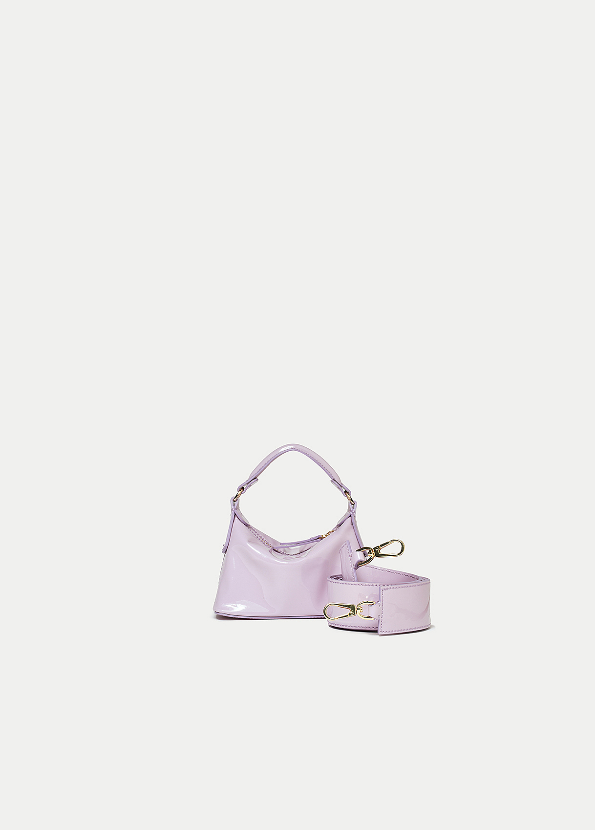 Liujo Micro Sac Hobo En Matière Vernie