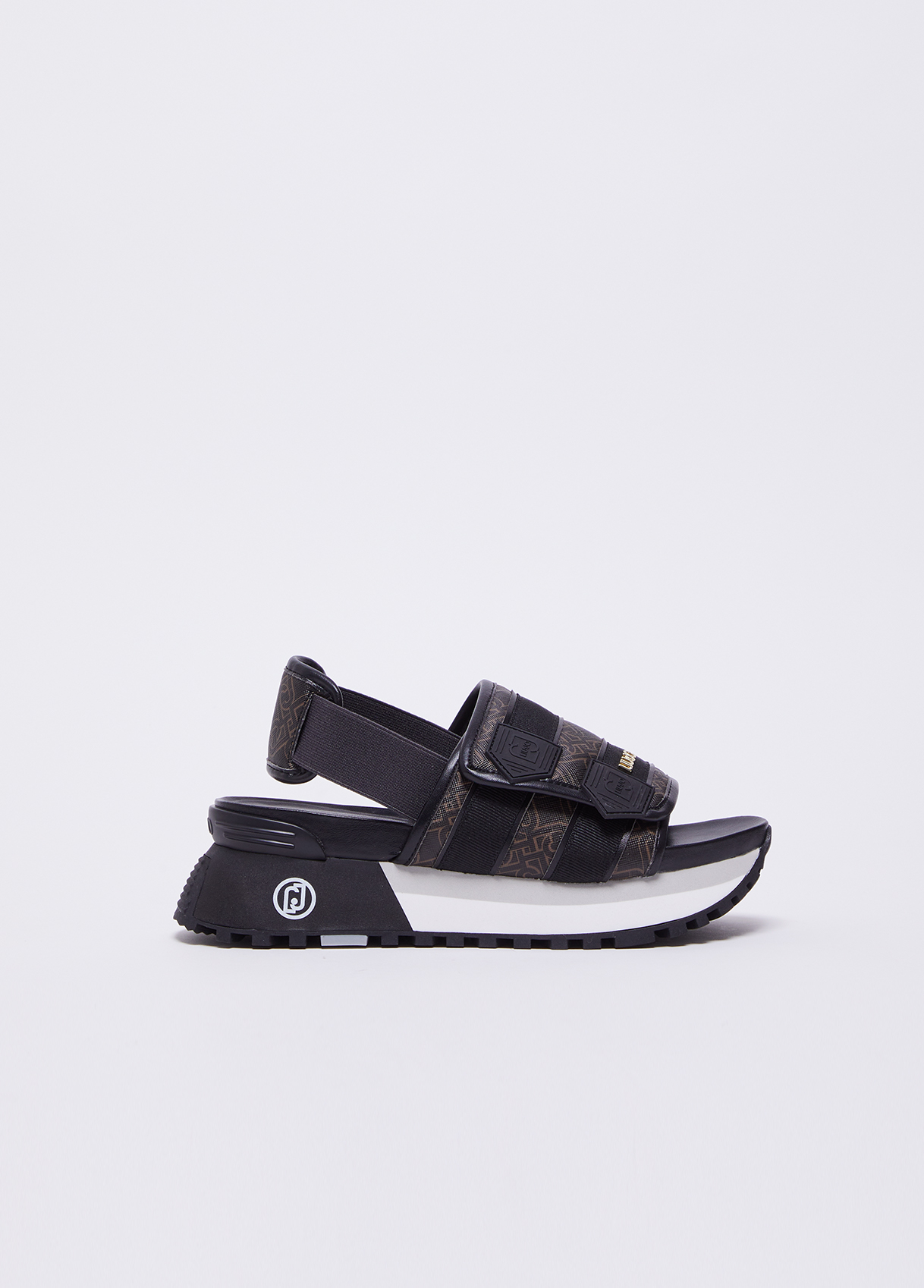 Liujo Sandales À Plateforme Avec Imprimé Monogramme