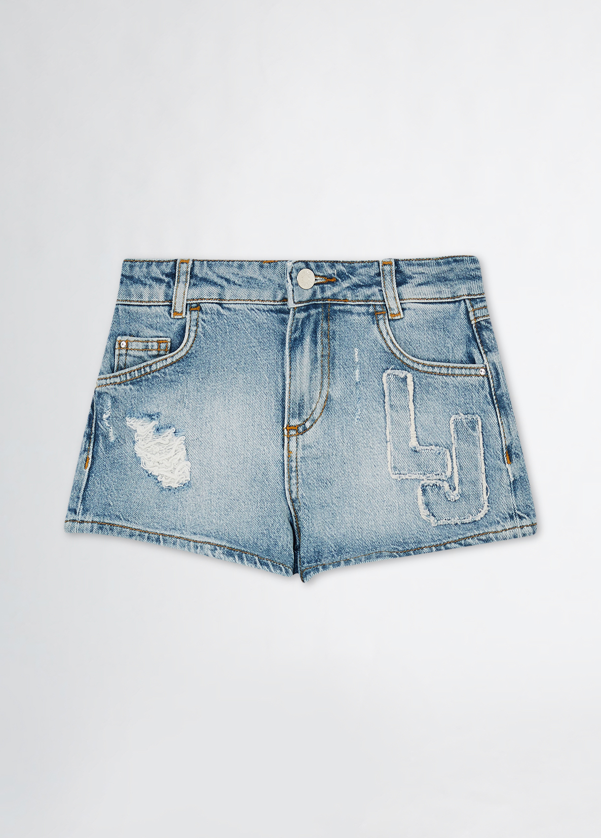 ショートパンツ LIU JO Woman Short Blue TA5198TS964 M9241 8056255576236---