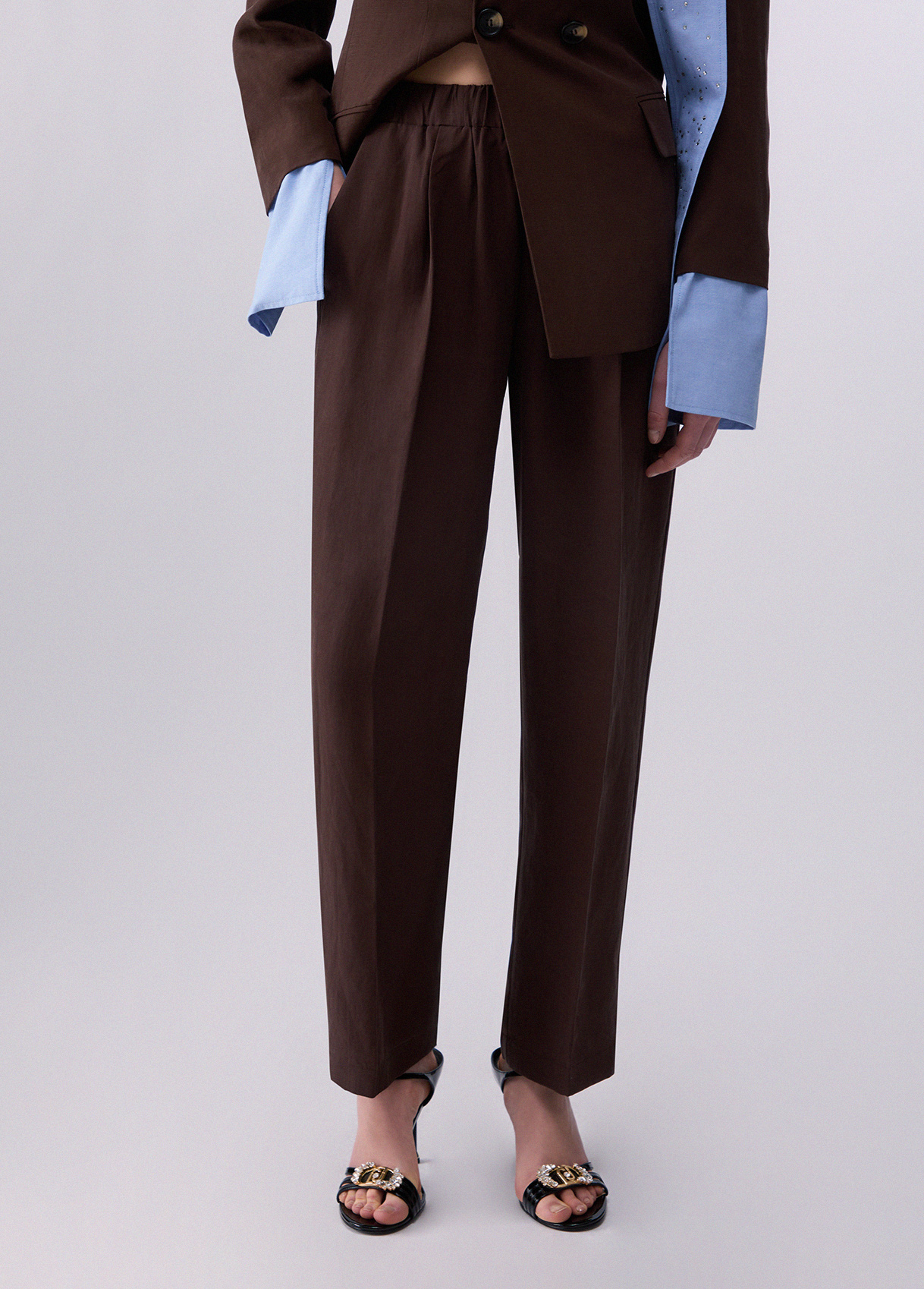 Liu Jo Linen-blend Trousers