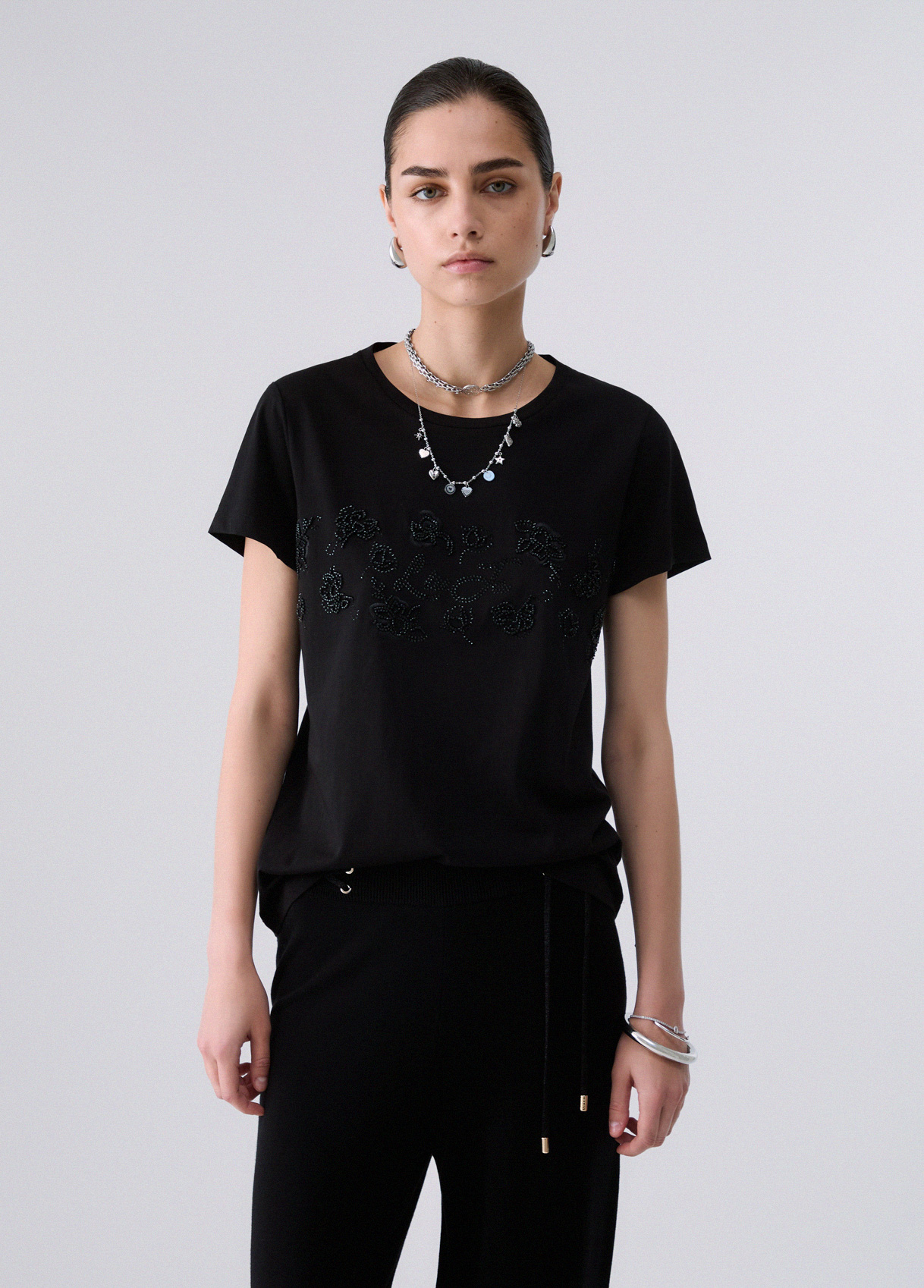 Liu Jo T-shirt With Rhinestones