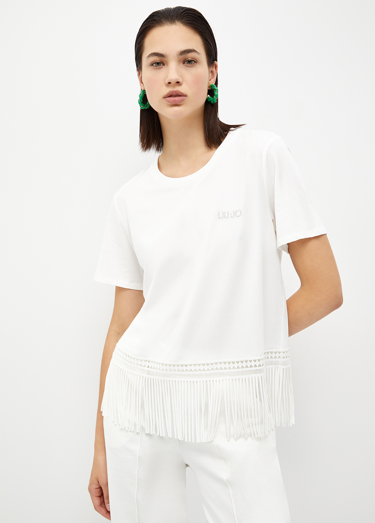 Liujo T-shirt Avec Franges