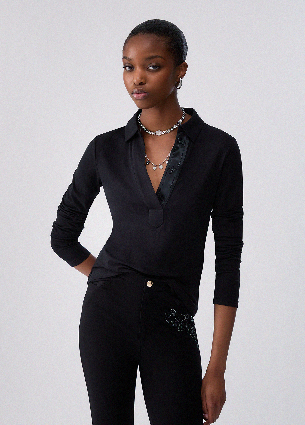 Liu Jo Long-sleeved Polo-shirt