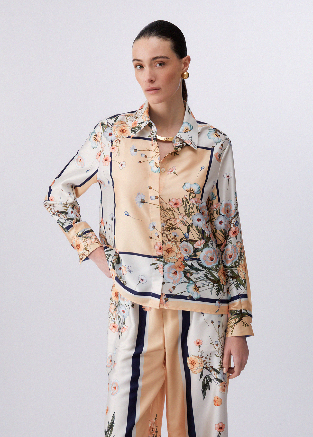 Liu Jo Printed Twill Shirt