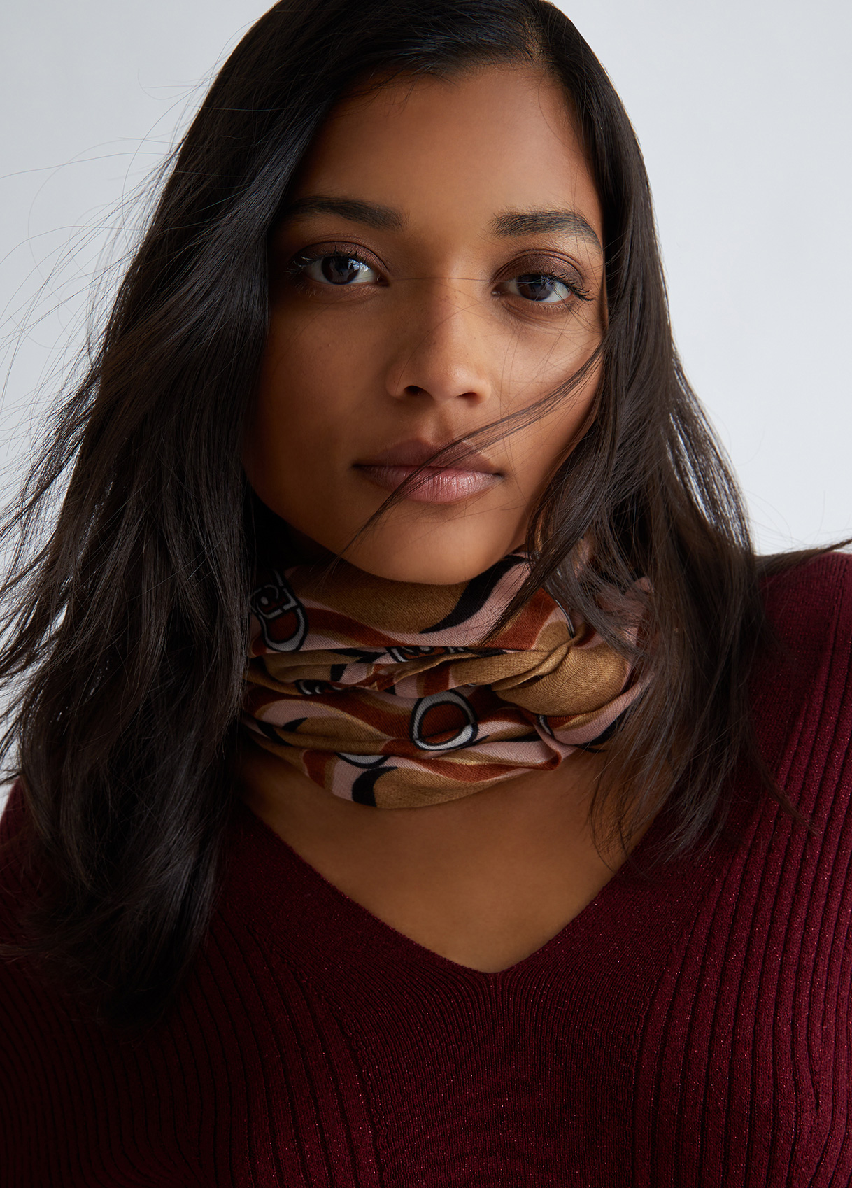 Liujo Étole Avec Logo 70's