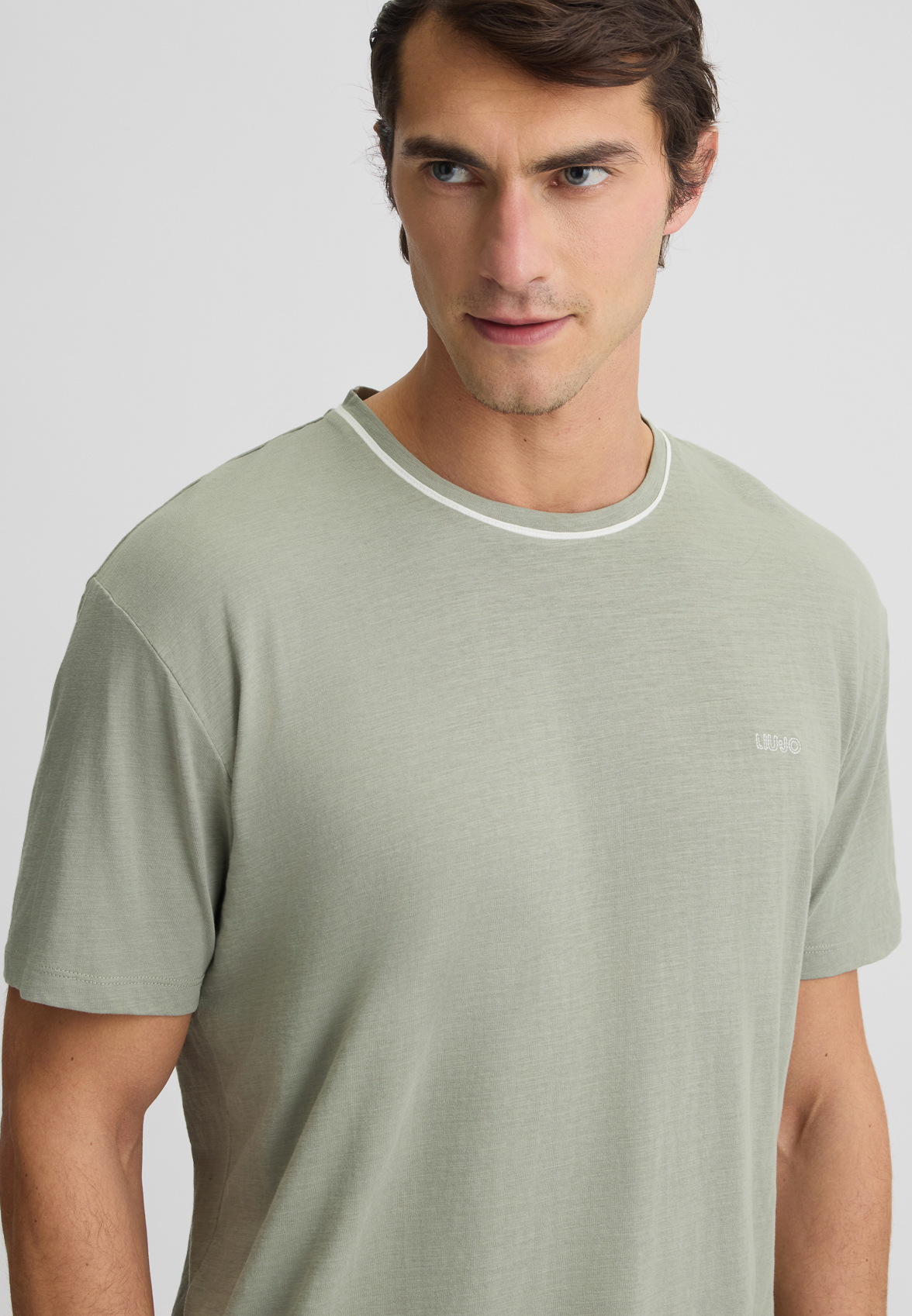 Tシャツ・カットソー LIU JO Woman T-Shirt Green WA5167T4853 X0680 Sage green T-shirt colour green | Liu Jo