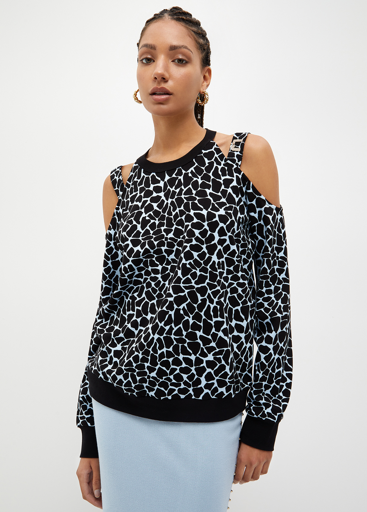 Liujo Sweat Avec Imprimé Animalier