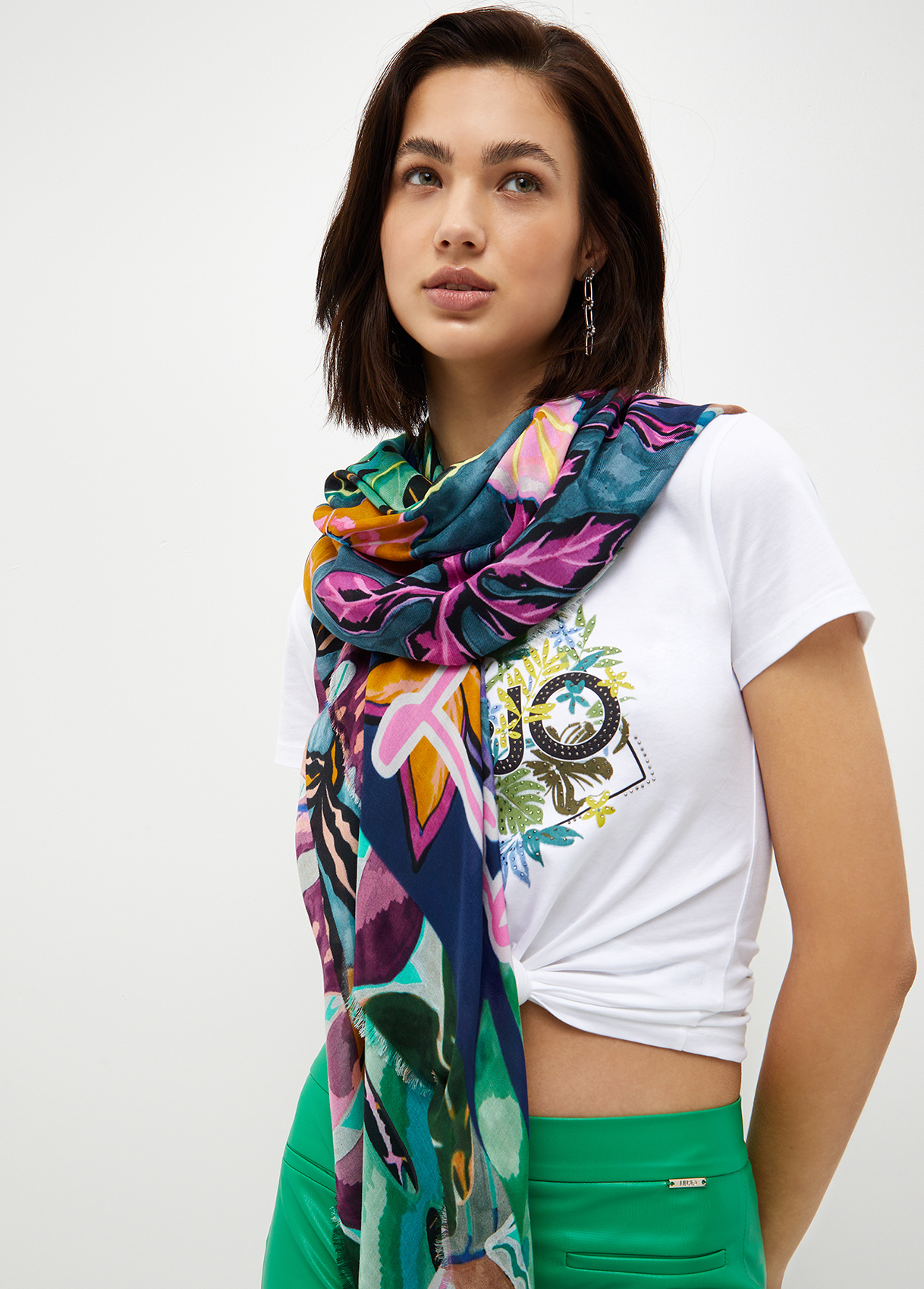 Liujo Foulard À Fleurs