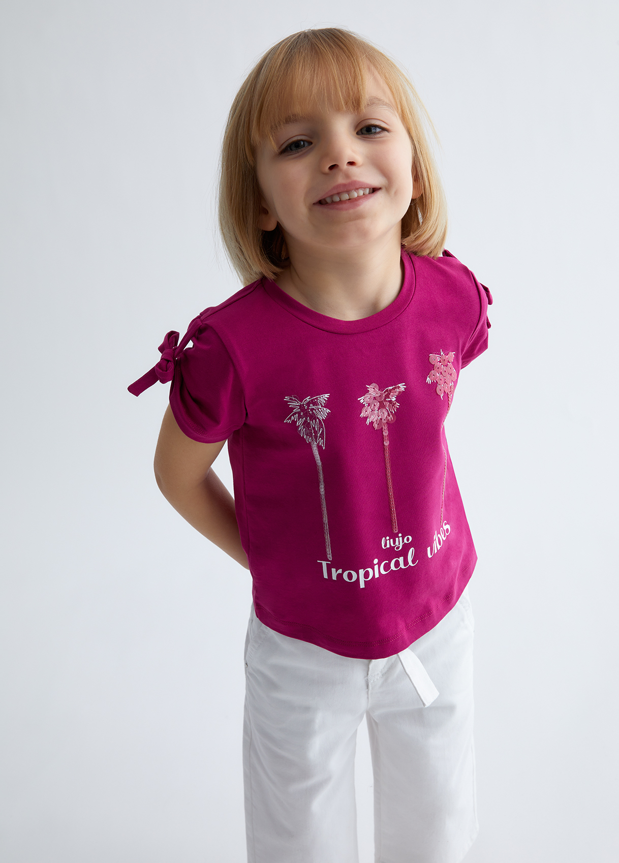 Liujo T-shirt Avec Imprimé Palms