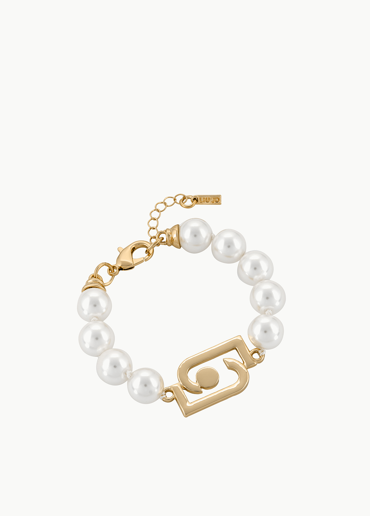Liujo Bracelet Avec Logo Et Perles