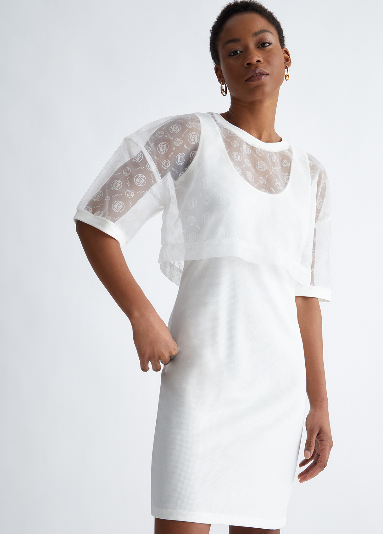 Liujo Robe Avec Imprimé Monogramme