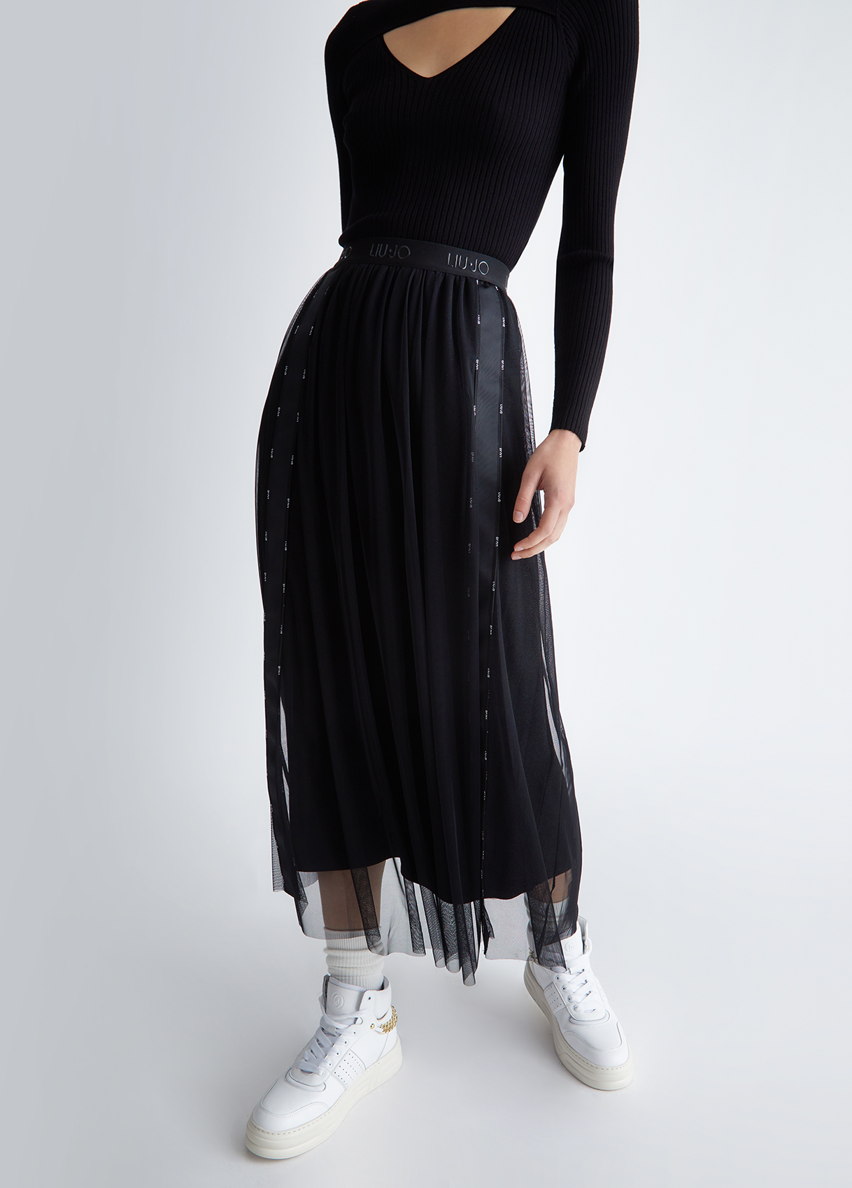 Liujo Jupe Longue En Tulle