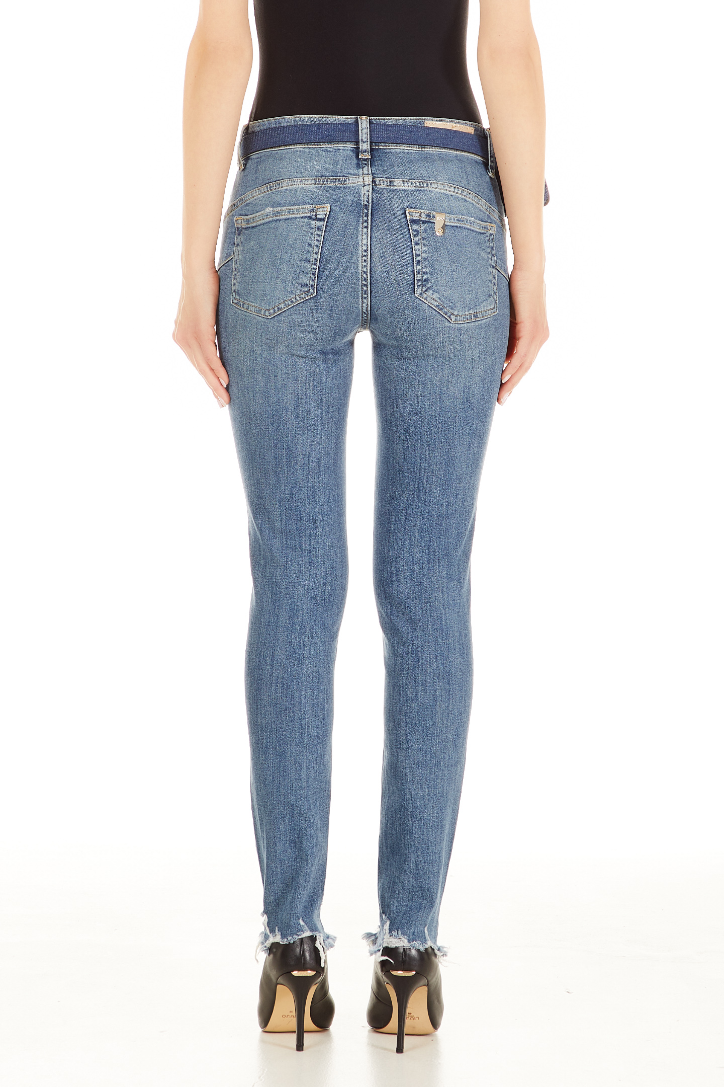 Cropped skinny jeans