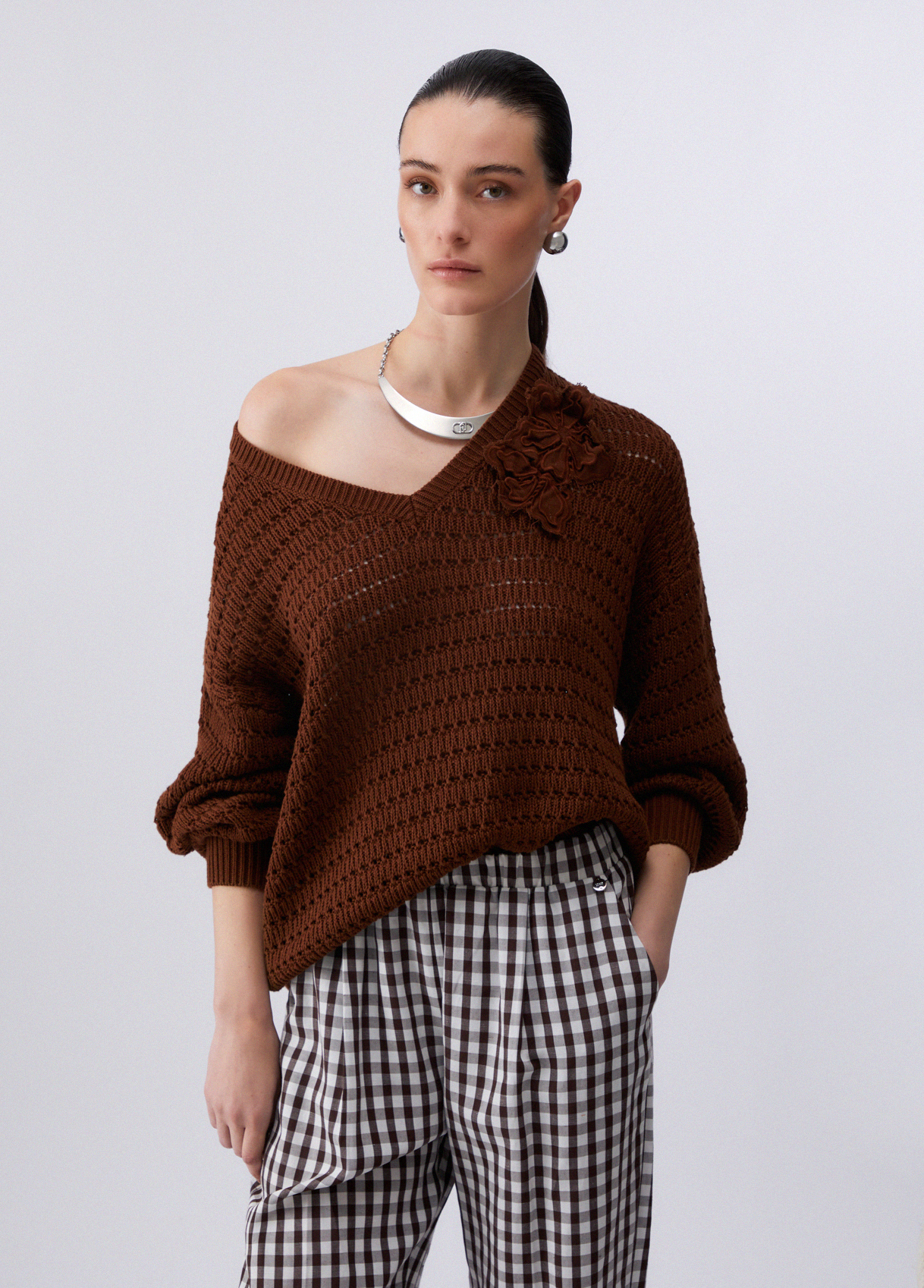 Liu Jo Jumper With Openwork Embroidery