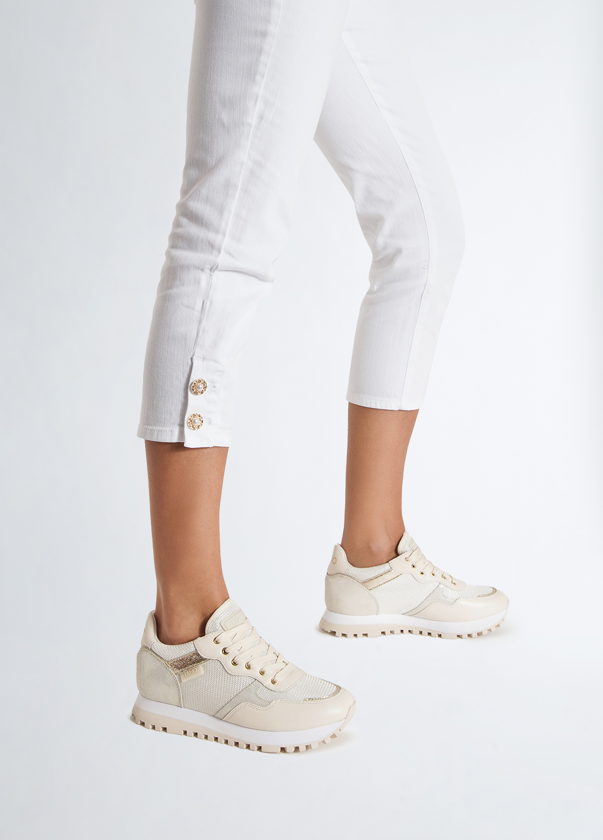 Liujo Sneakers En Maille Filet Brillante