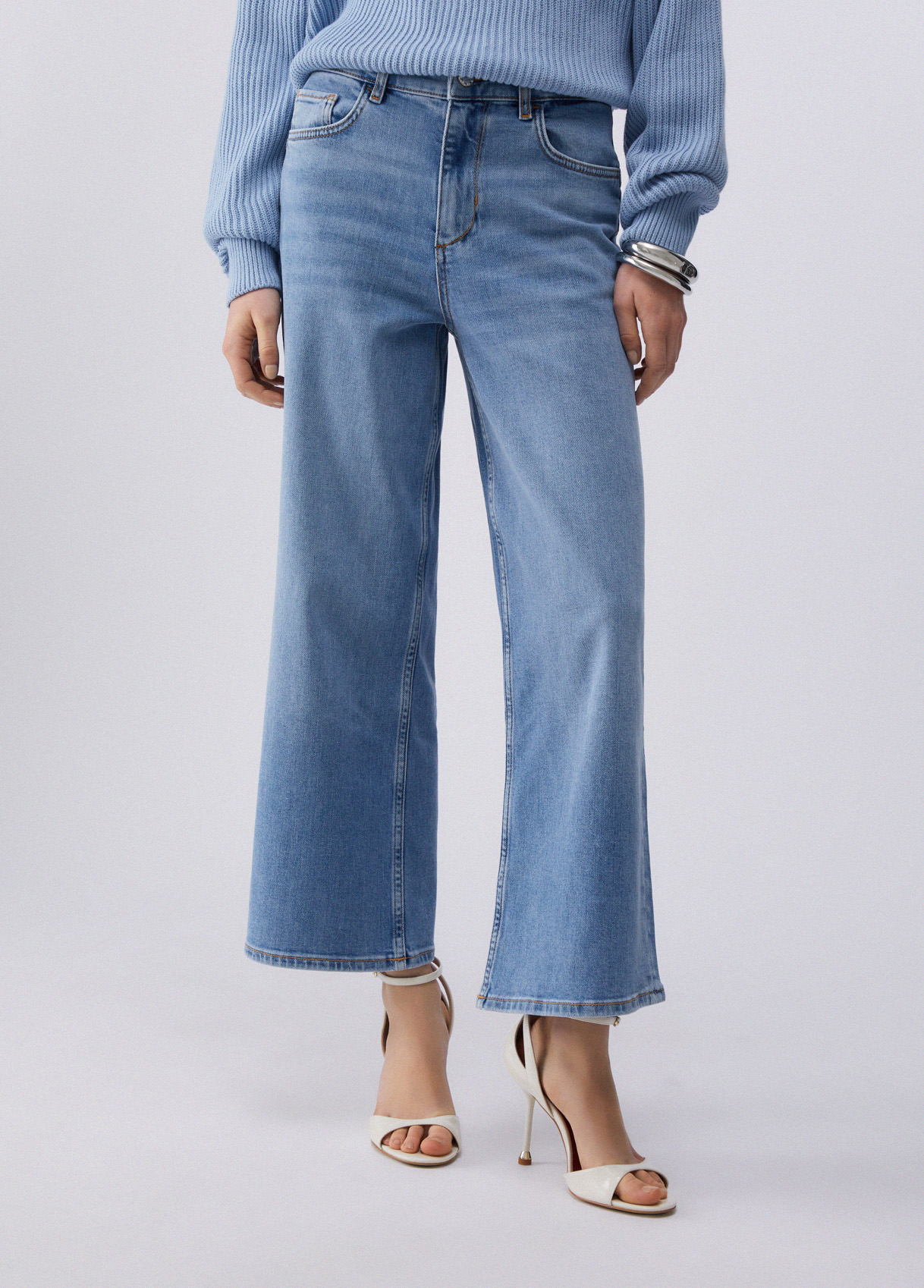 「mari 」Liu-Jo リュージョン　春ワイドデニム 週末値下げ Liu-Jo リュージョン春ワイドデニム 連休値下げ