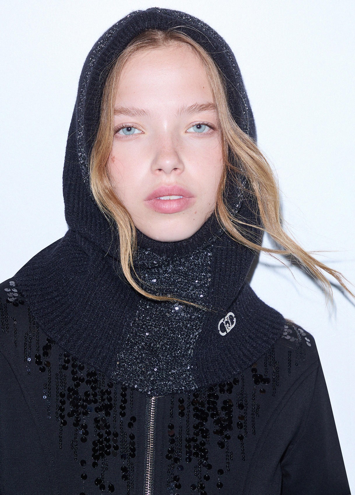 Liu Jo Sequin Embellished Balaclava