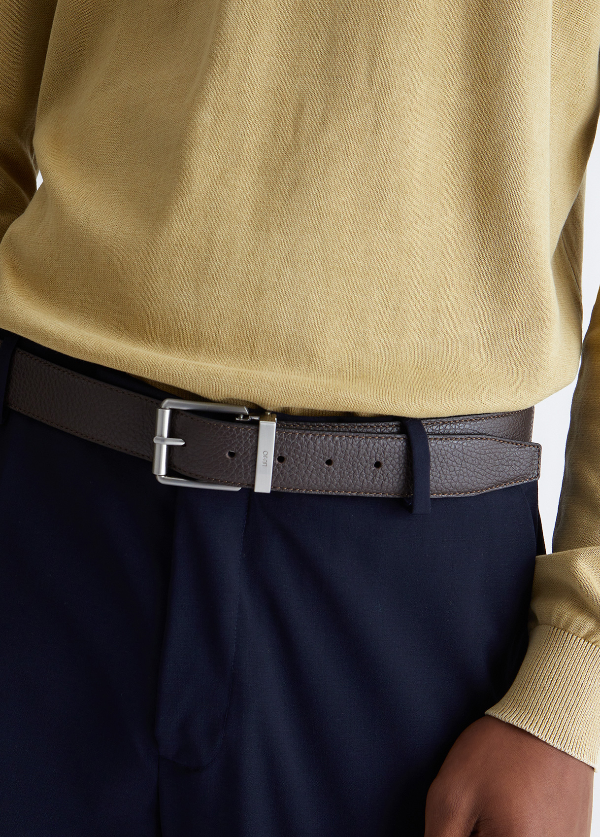 Liujo Ceinture En Cuir Pour Homme