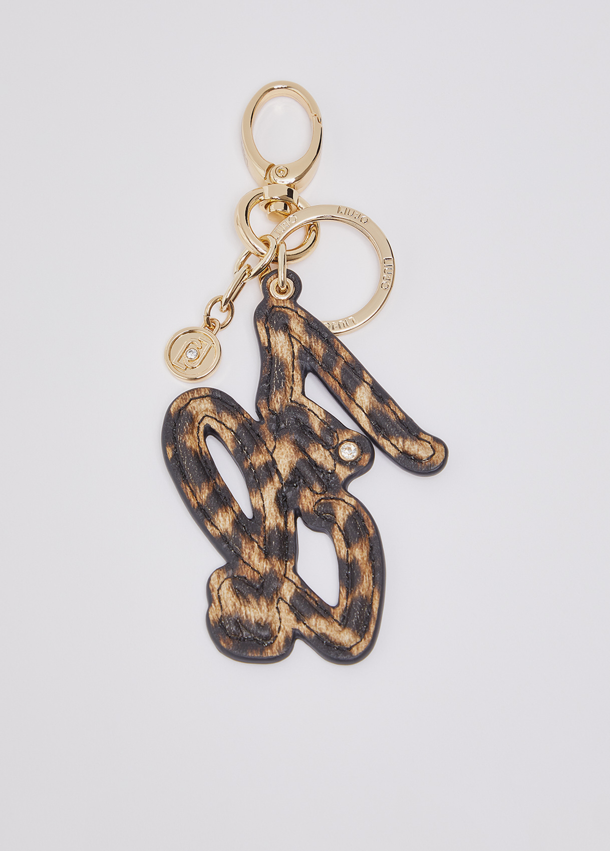 Liu Jo Keyring With Animal-print Logo