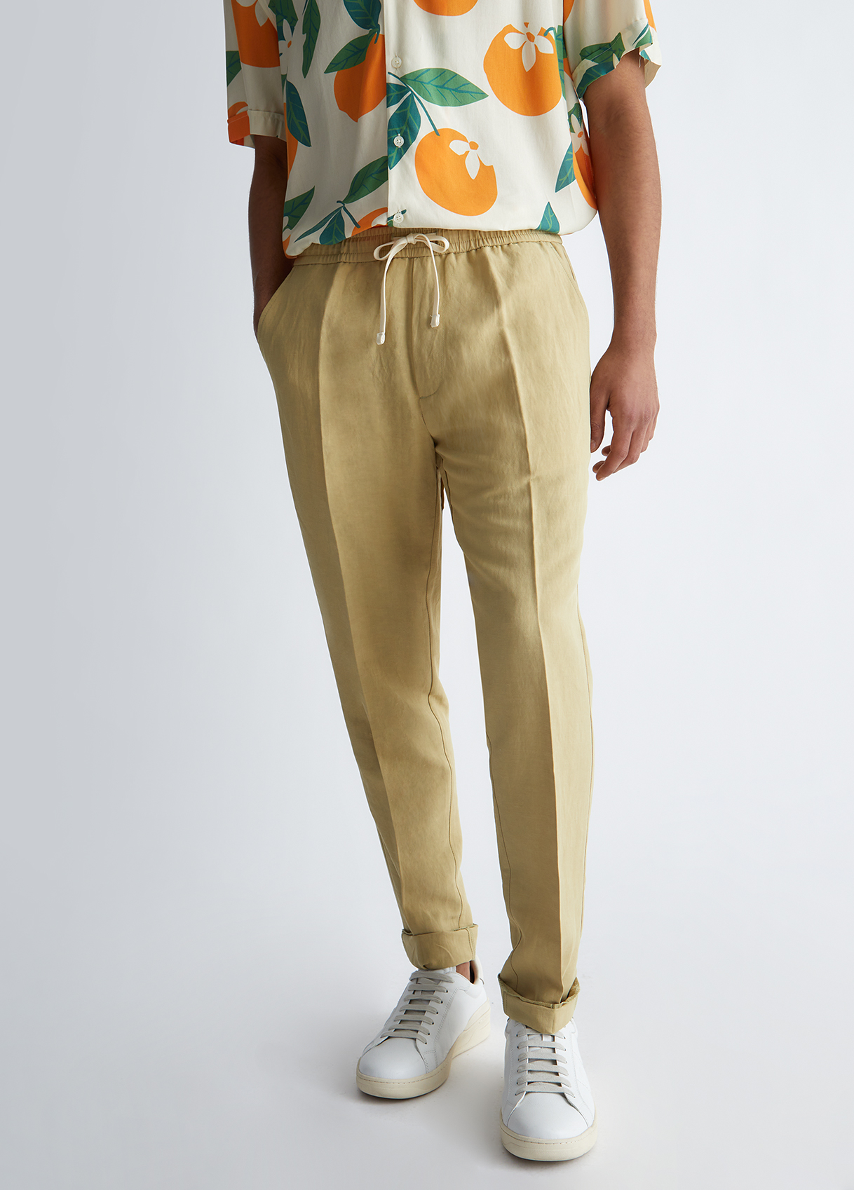 Liujo Pantalon En Lin Pour Homme