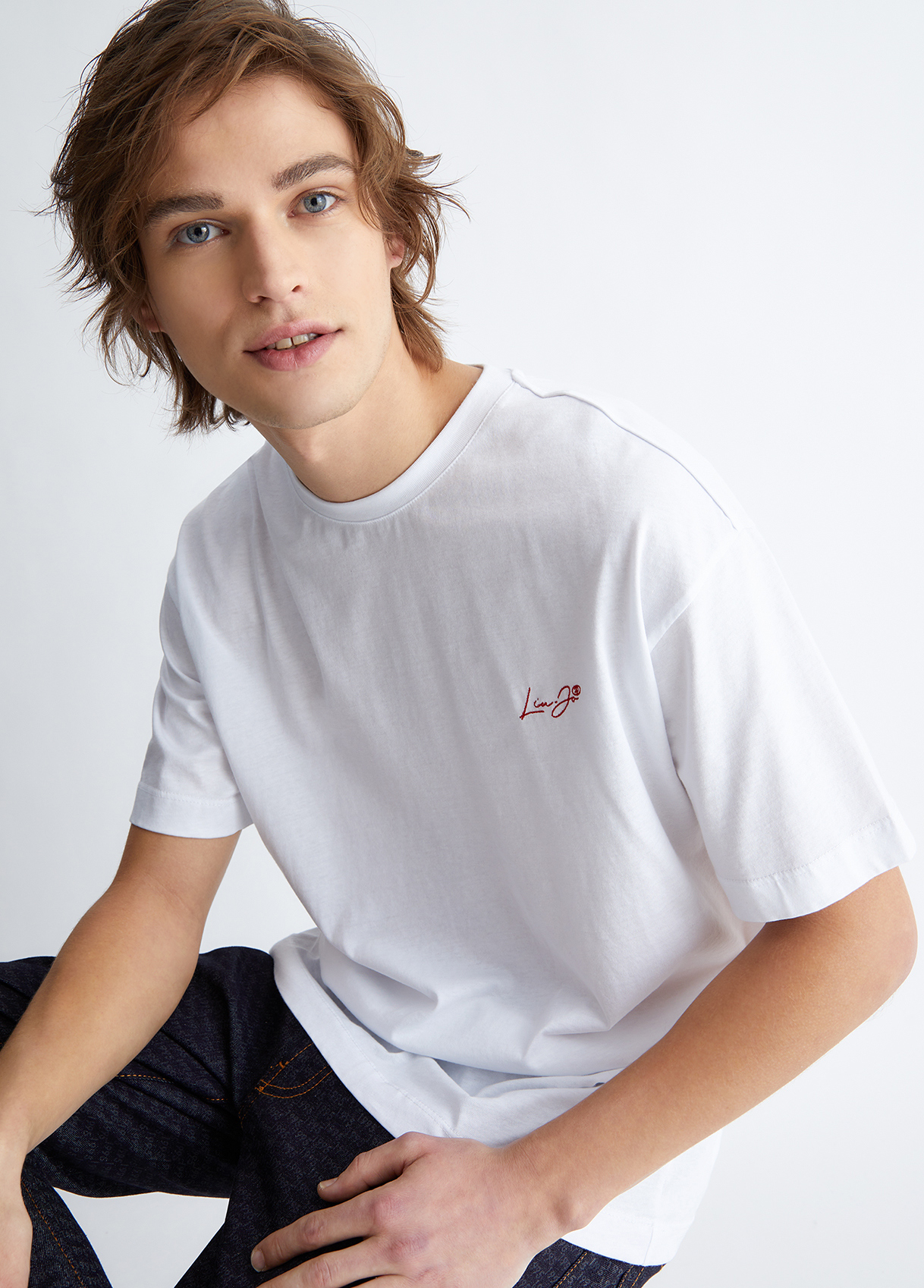 Liujo T-shirt Pour Homme Avec Logo