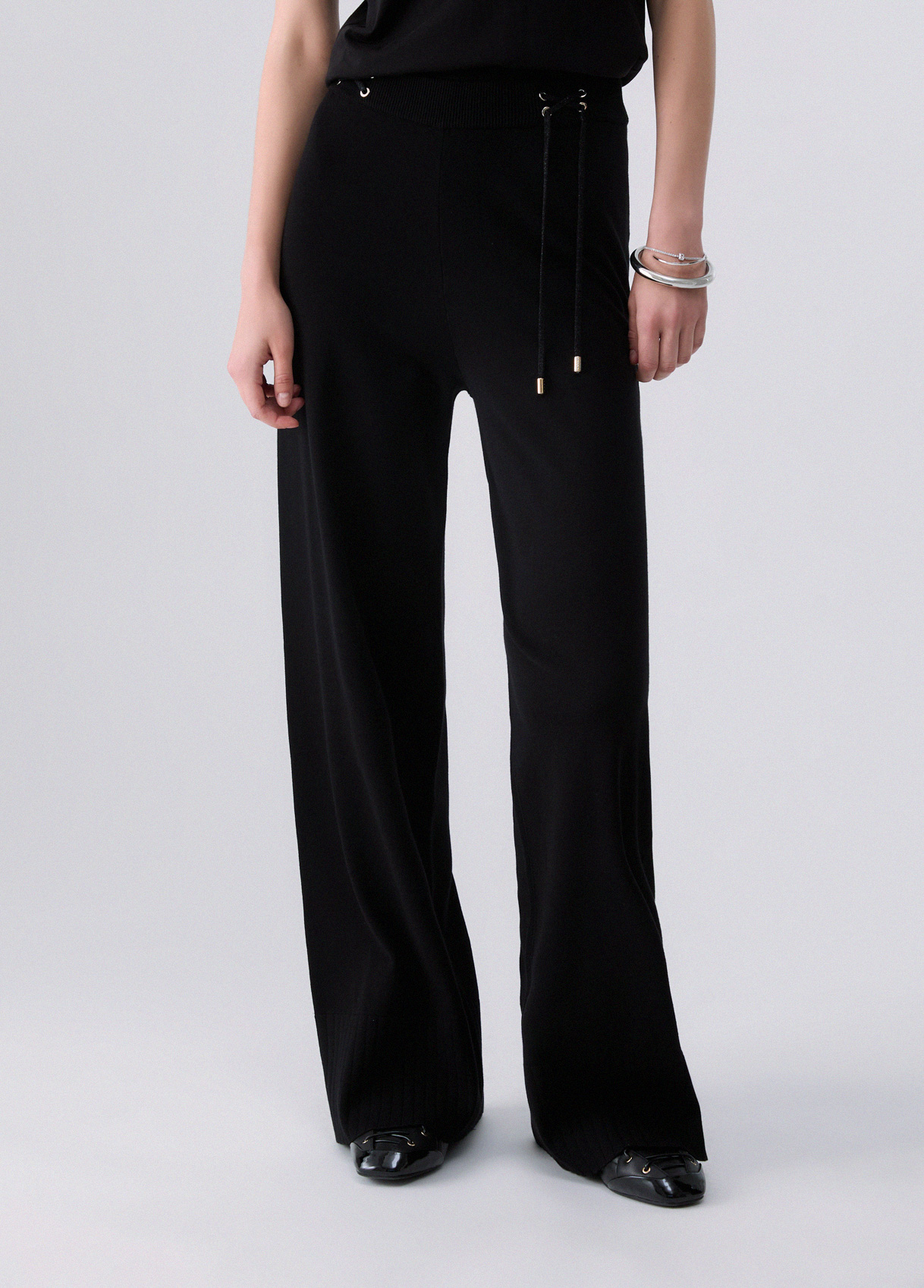 Liu Jo Knit Trousers With Drawstrings