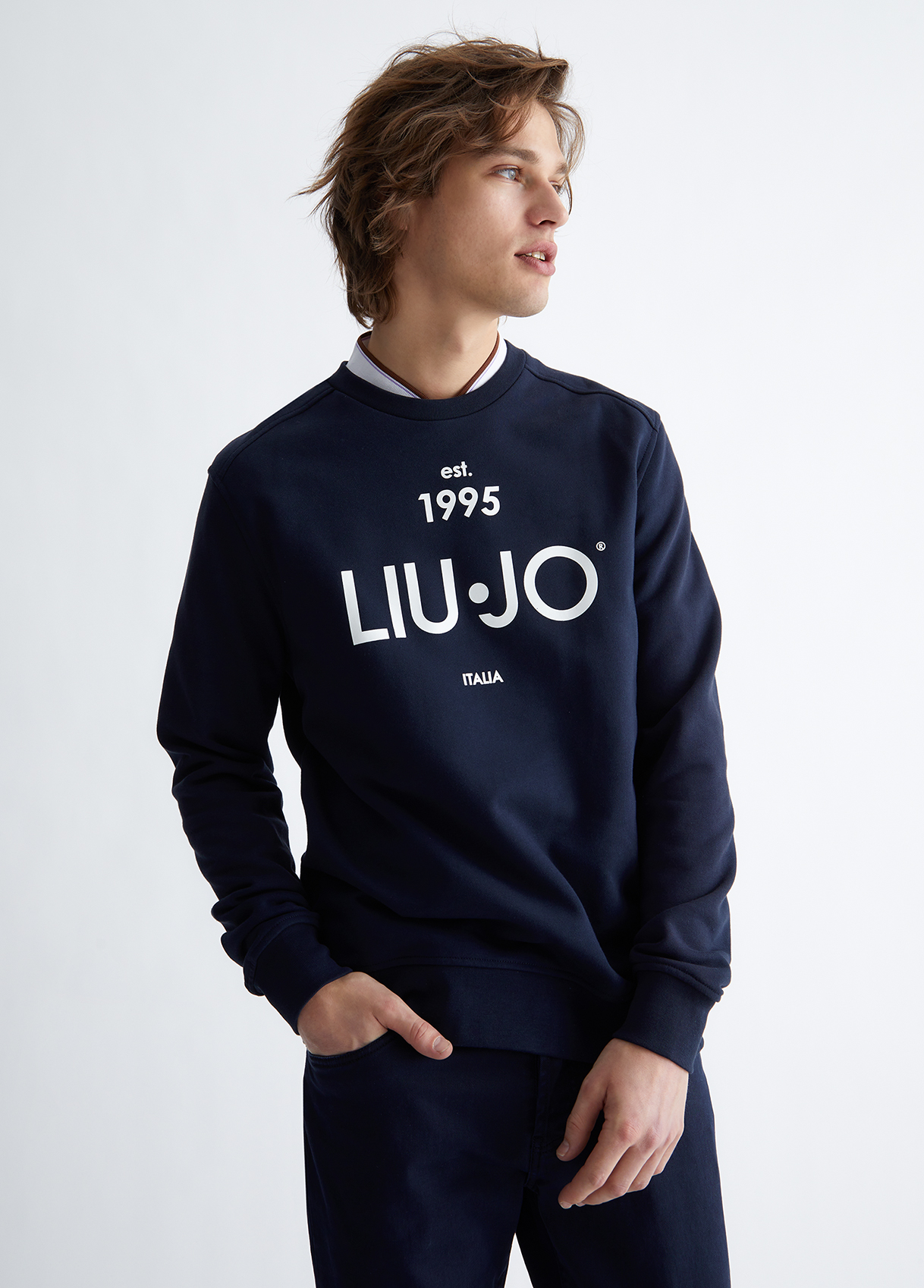 Liujo Sweat Pour Homme Avec Logo