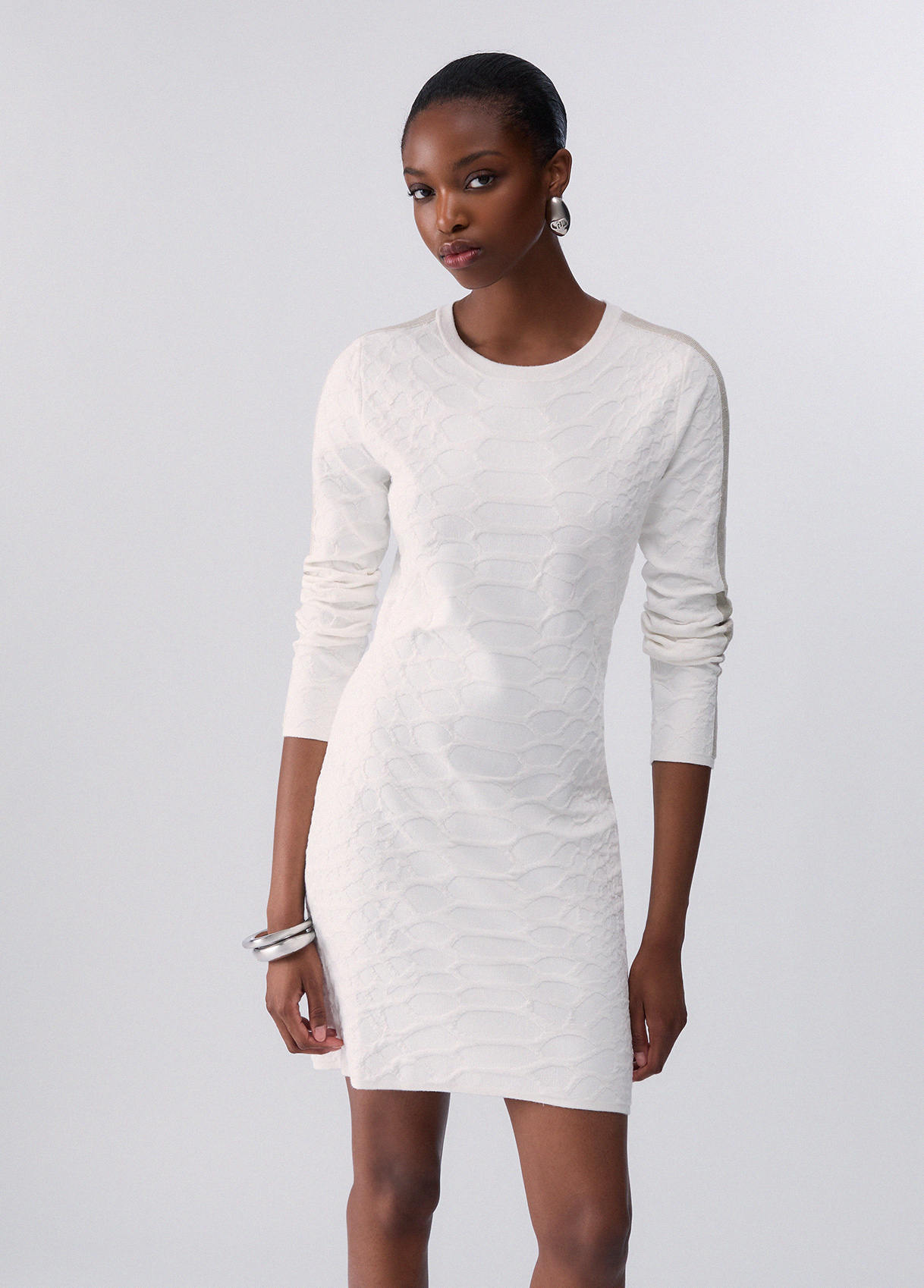 Liu Jo Short Jacquard Knit Dress