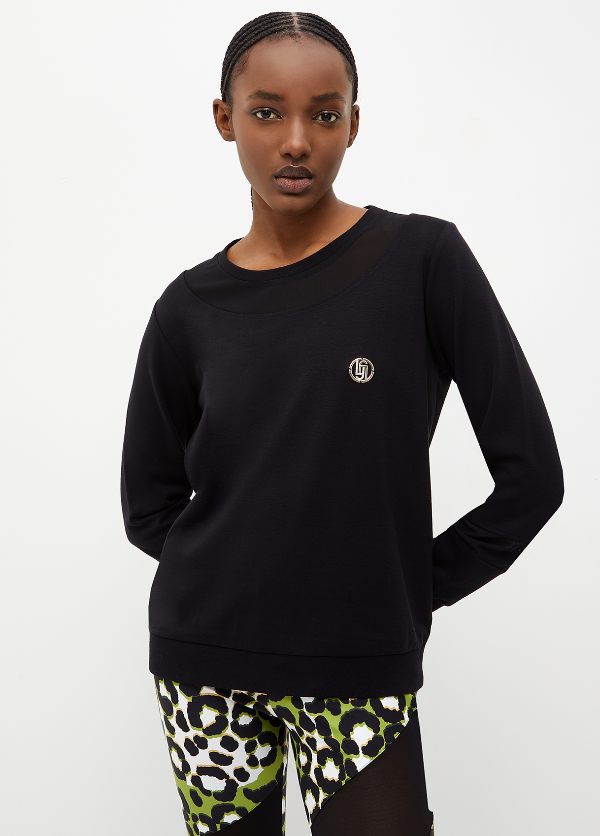 Liujo Sweat Avec Détails En Tulle