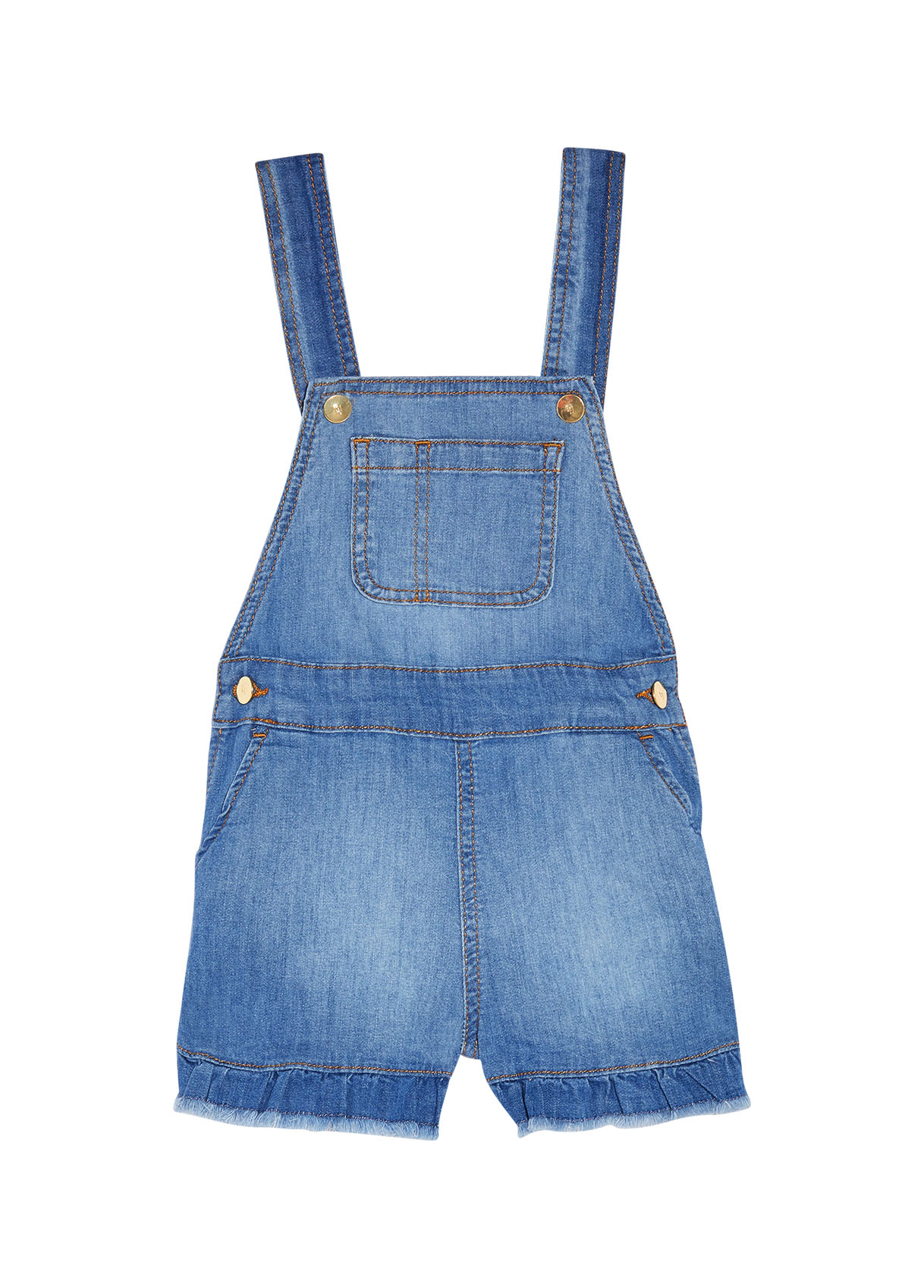 Liujo Salopette En Jean Avec Broche