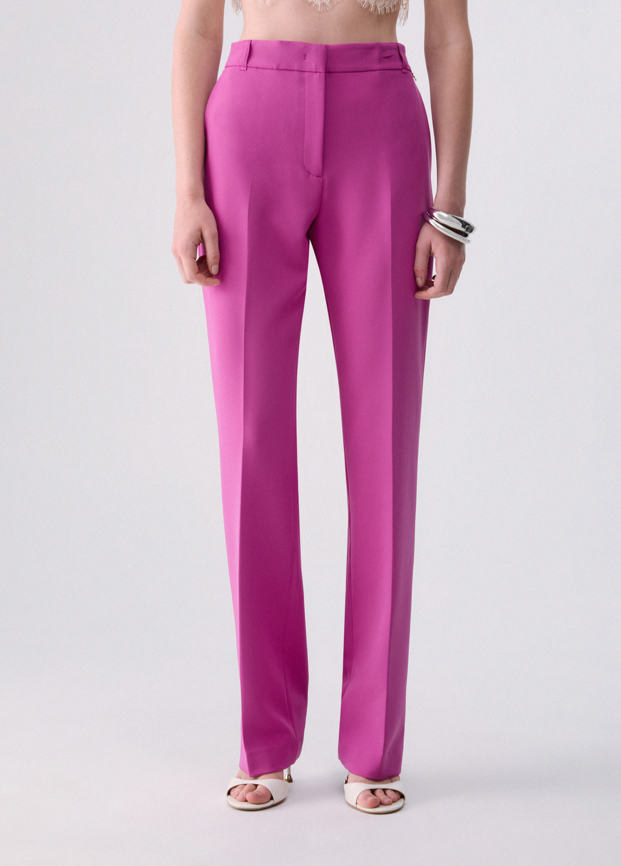 Liu Jo Stretch Technical Fabric Trousers