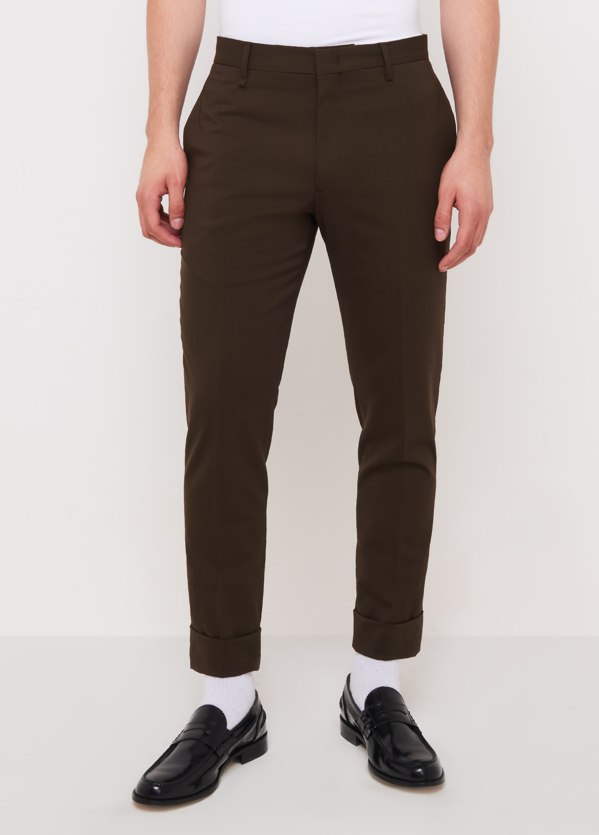 Liujo Pantalon Chino Slim À Revers
