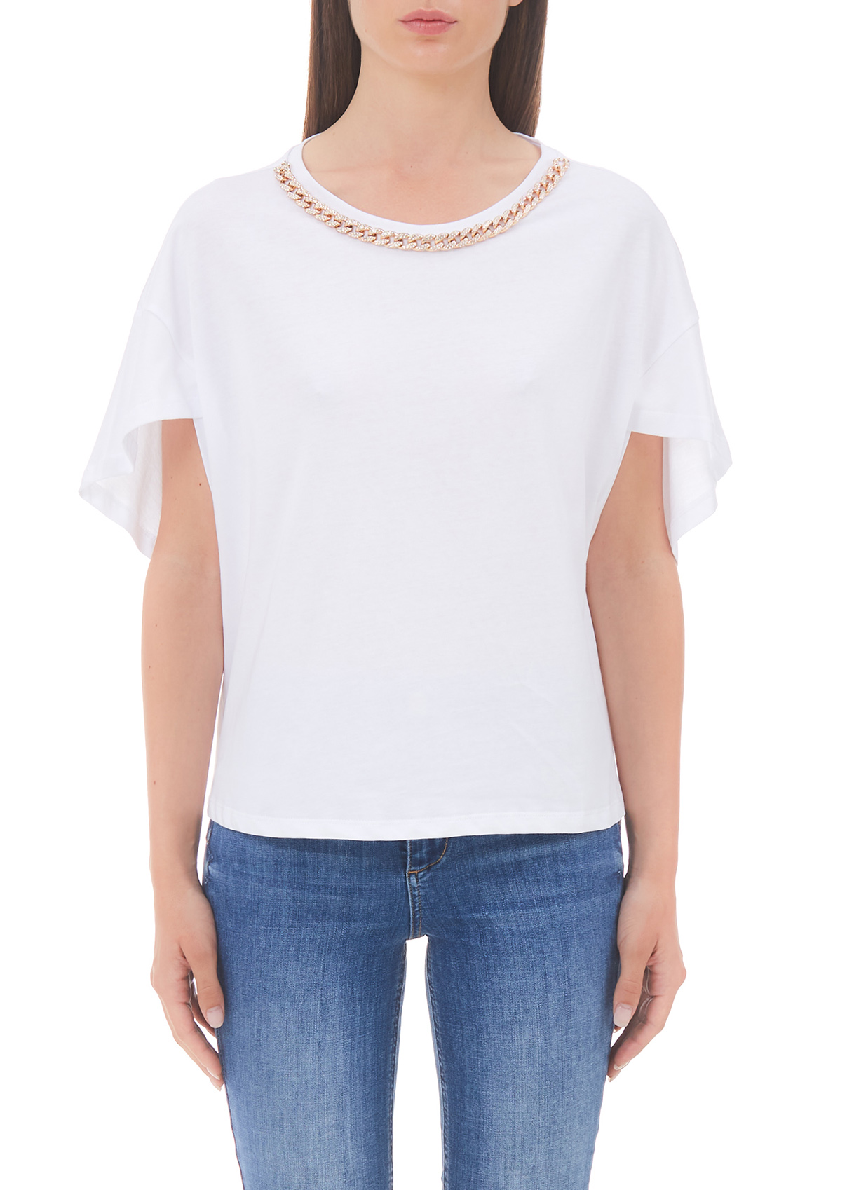 Liujo T-shirt Avec Application De Pierres