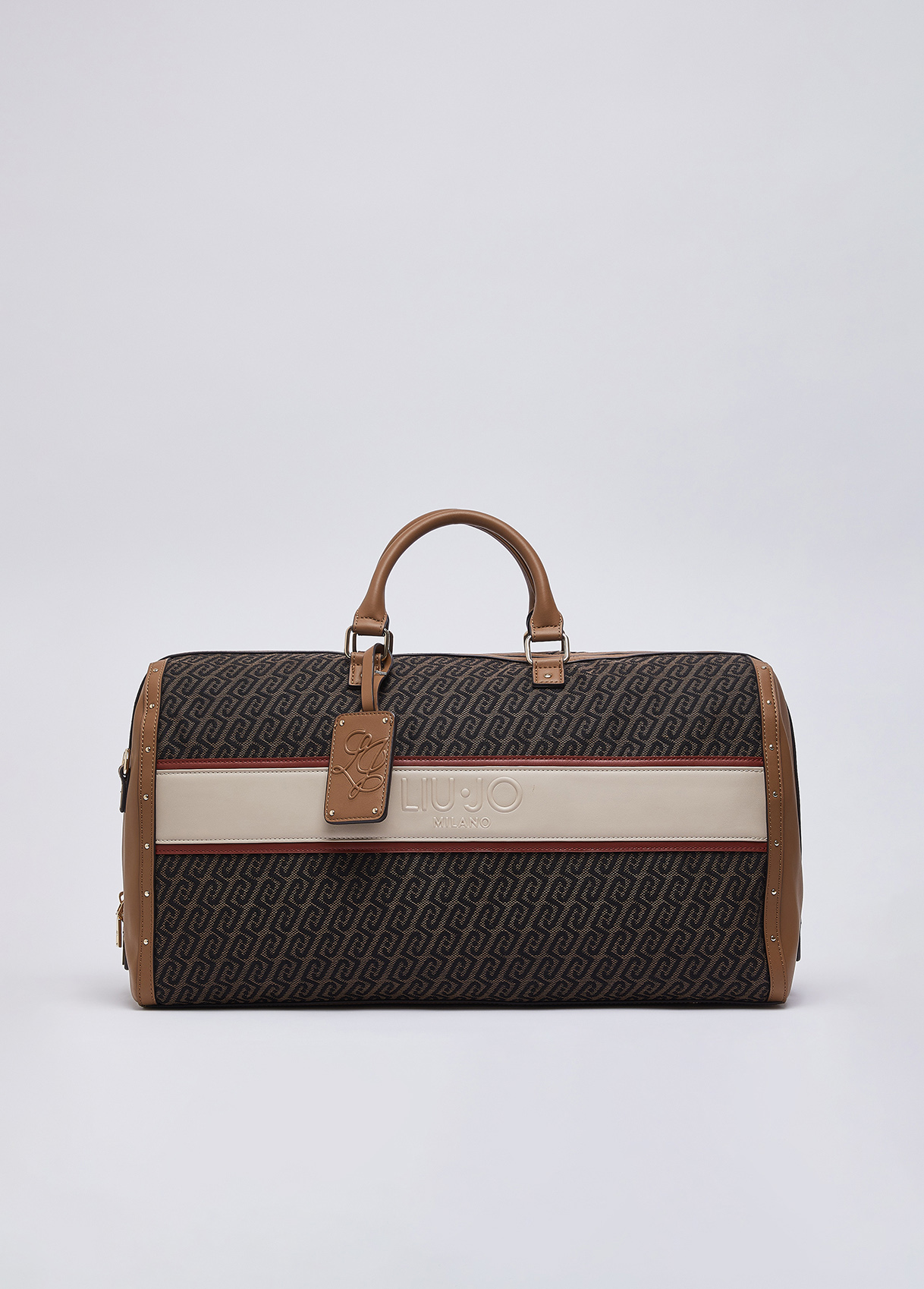 Liu Jo Jacquard Travel Duffel Bag