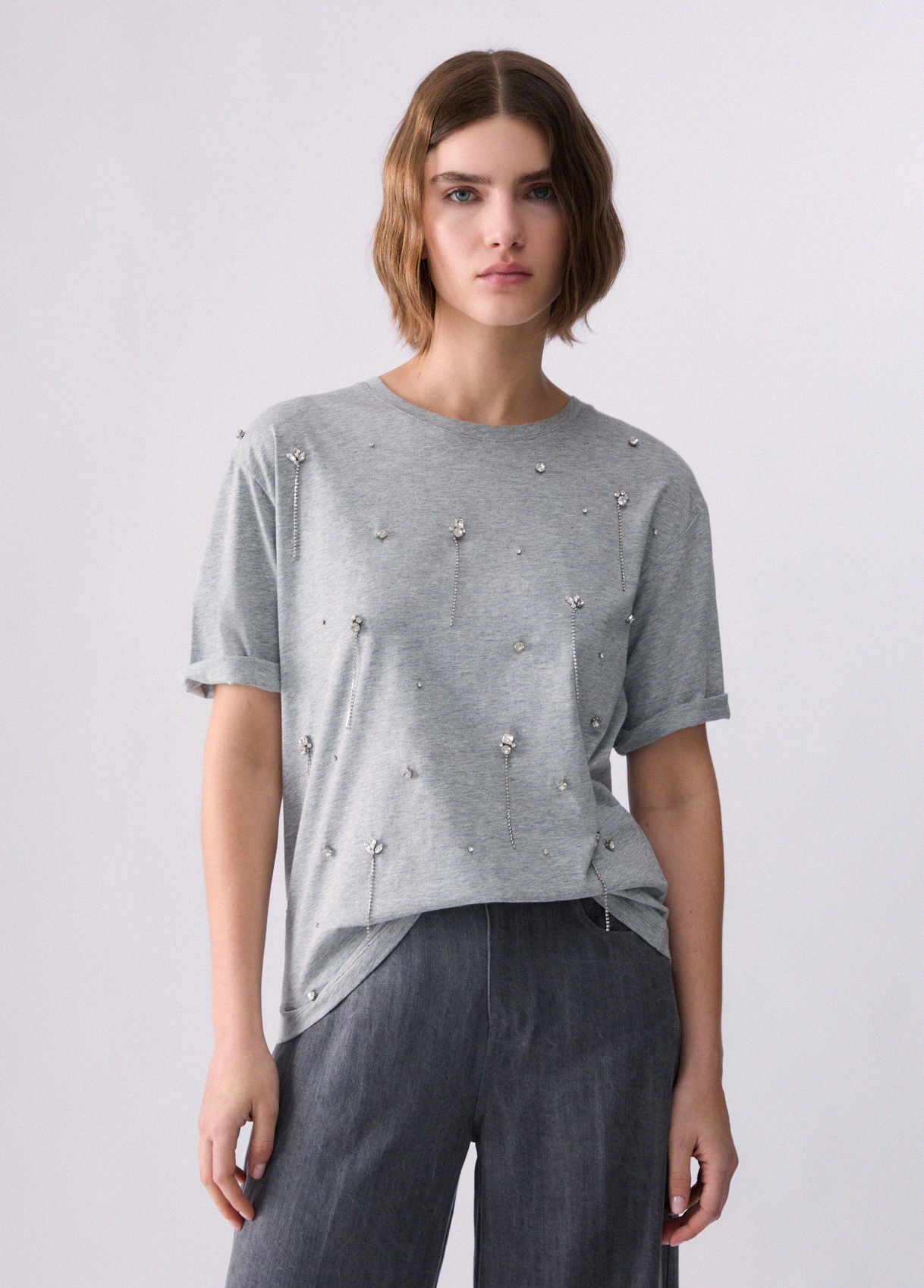 Liu Jo T-shirt With Jewel Embroidery