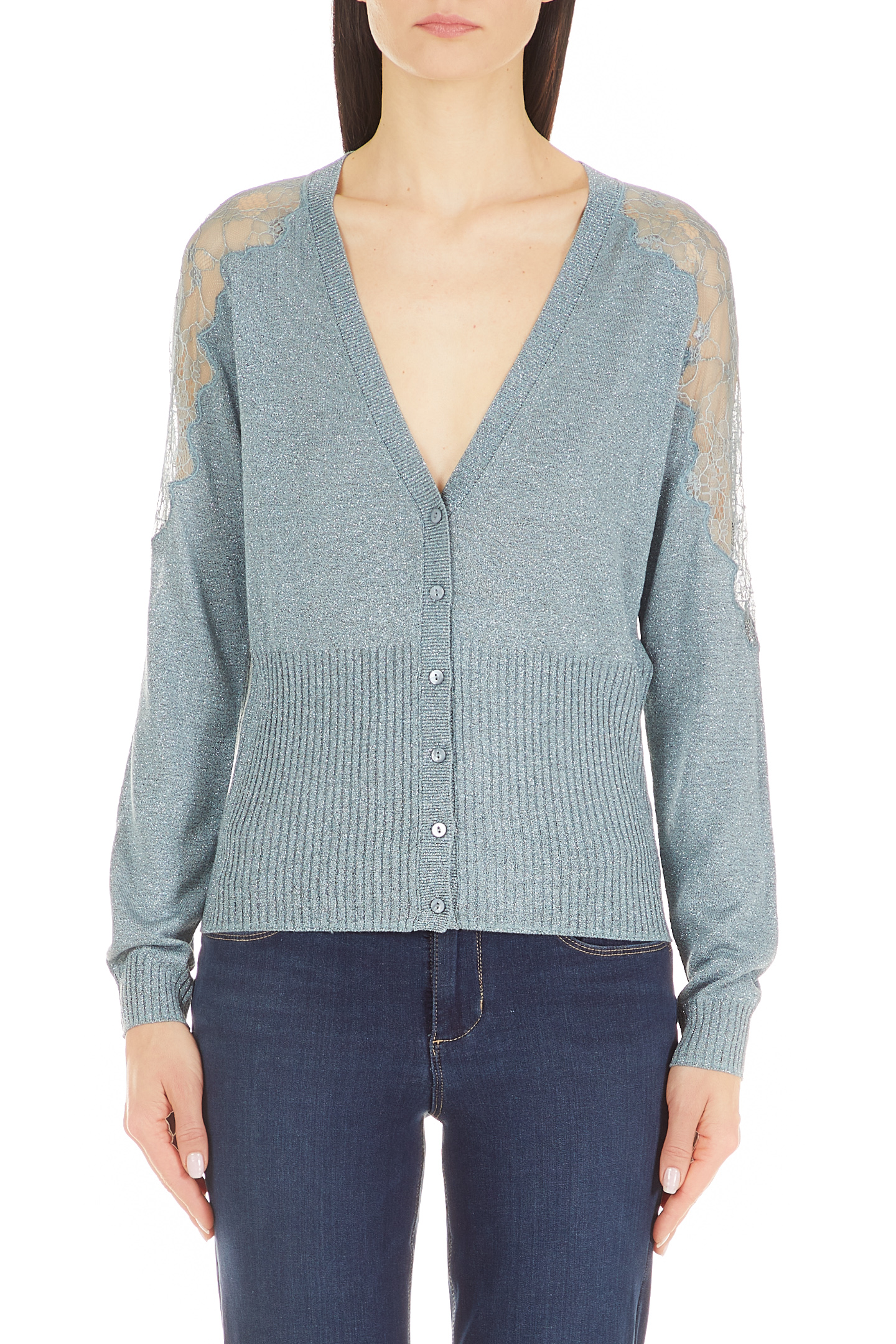 lurex cardigan