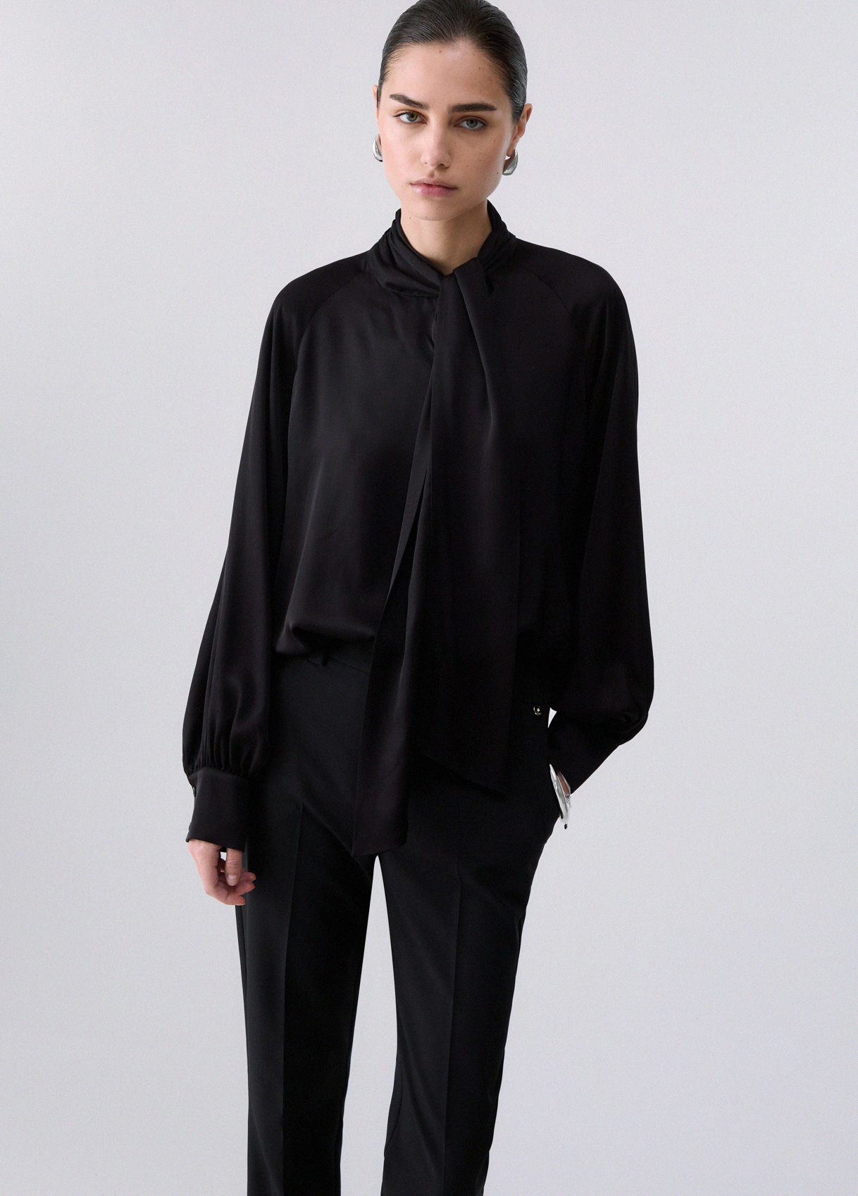 Liu Jo Satin Blouse With Bow