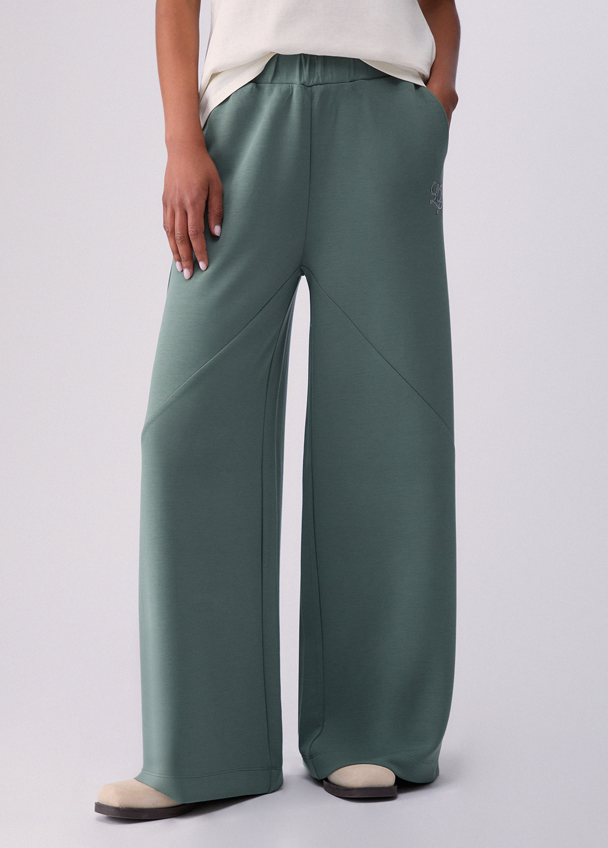 Liu Jo Flared Scuba Trousers