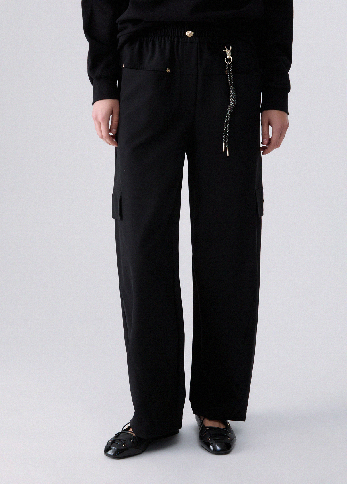 Liu Jo Oversized Trousers With Charm