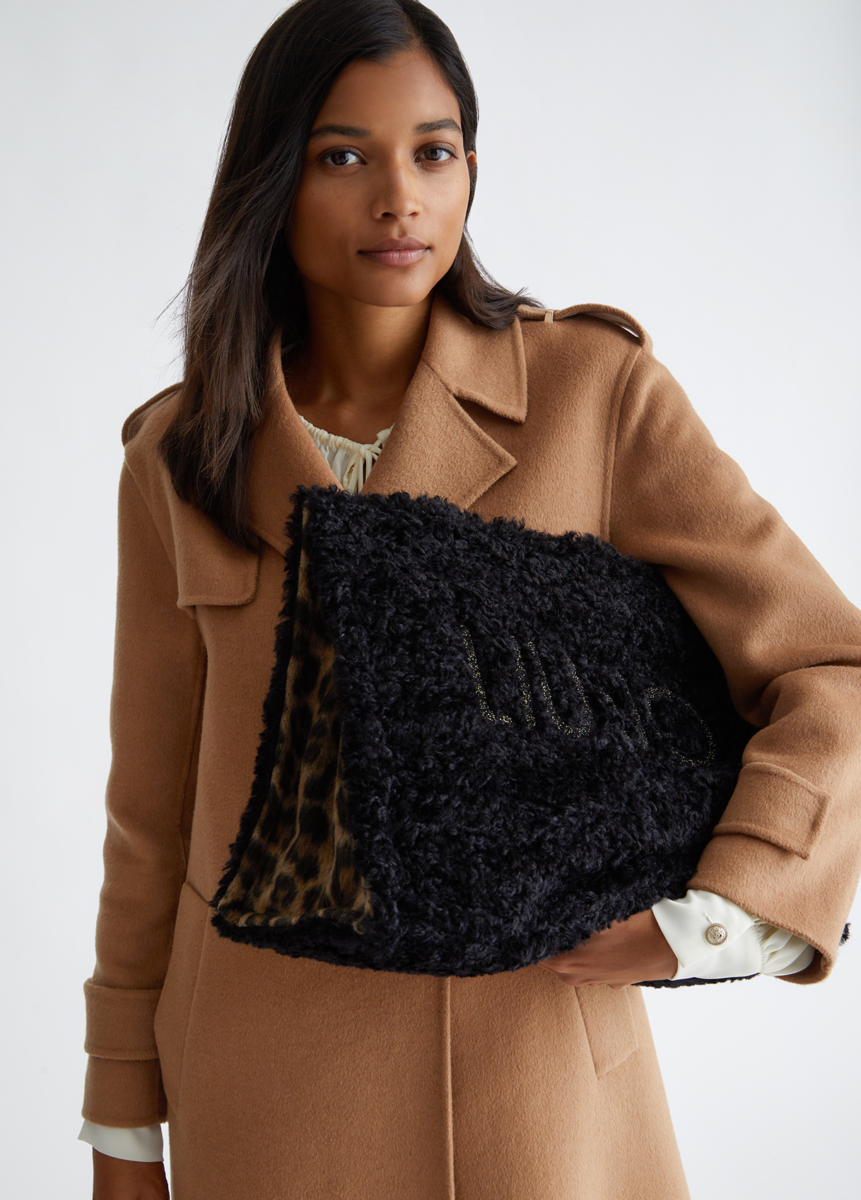 Liujo Shopper En Tissu Effet Ourson