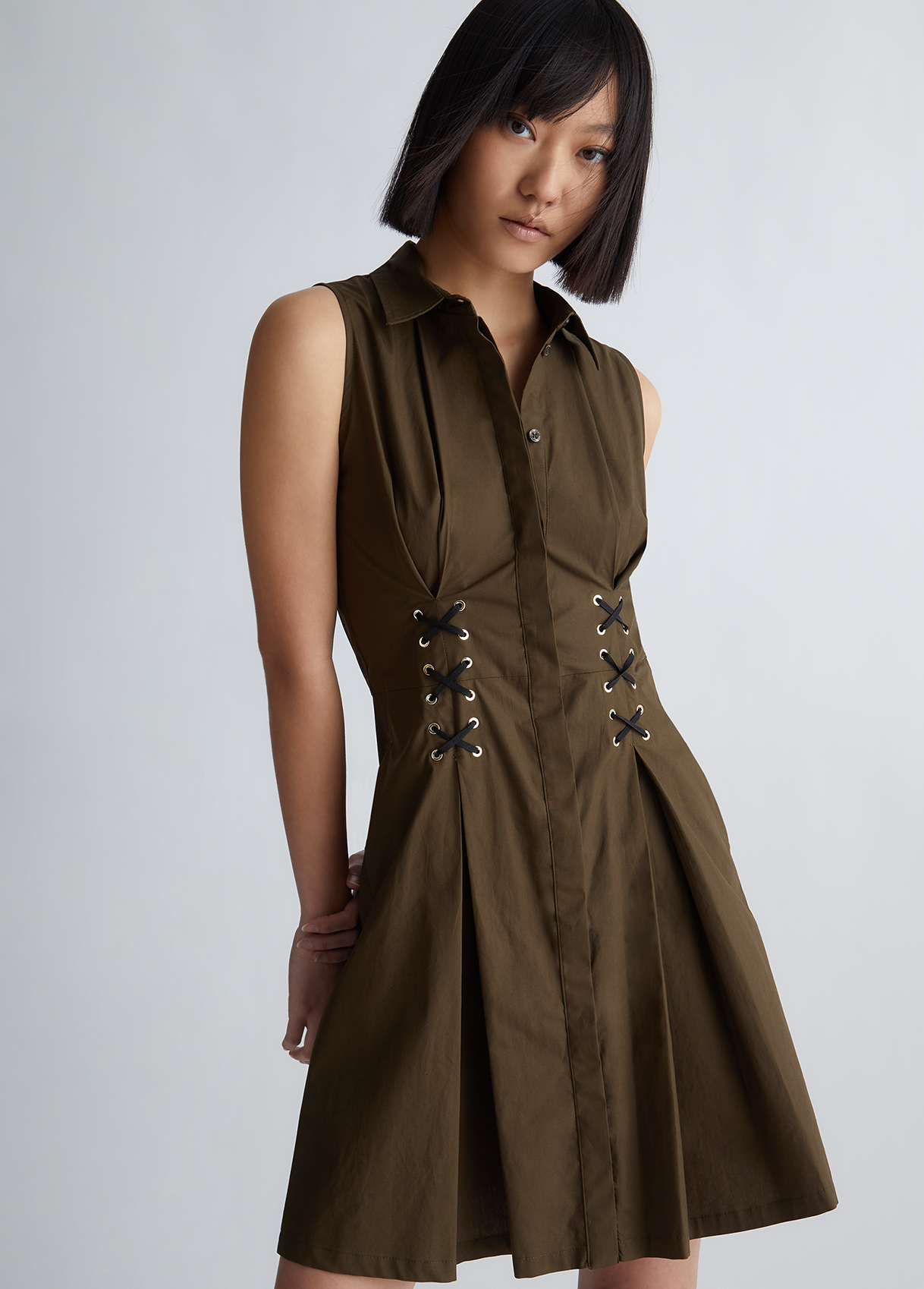 Liujo Robe Chemisier En Popeline