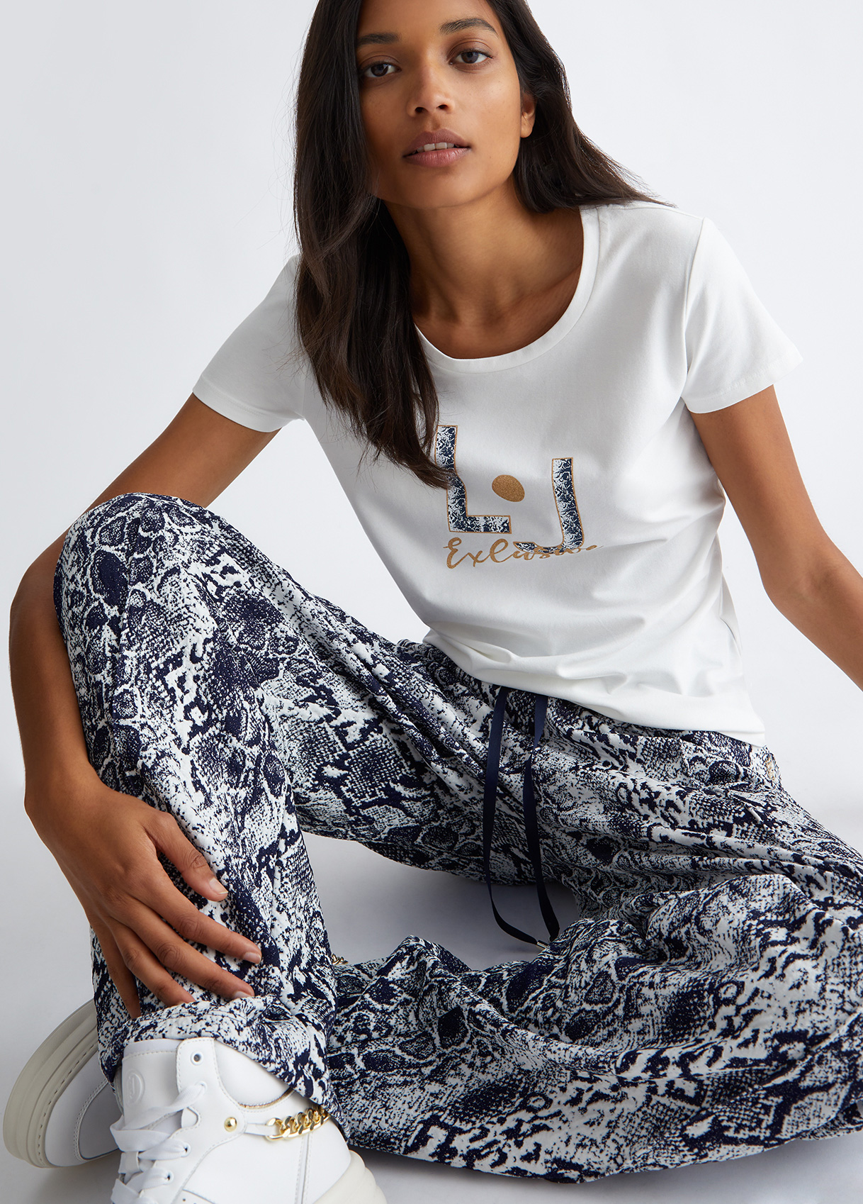 Liujo T-shirt Avec Logo Python