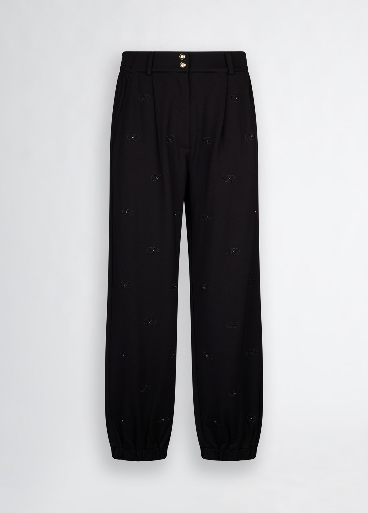 パンツ LIU JO Woman Pants Black TA5051FS000 22222 Jersey trousers colour black | Liu Jo