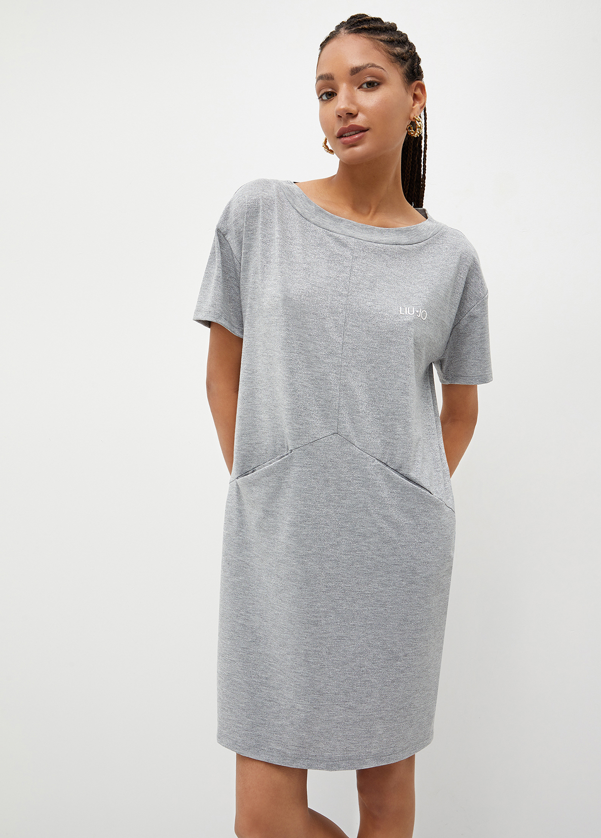 Liujo Robe En Jersey Lurex®