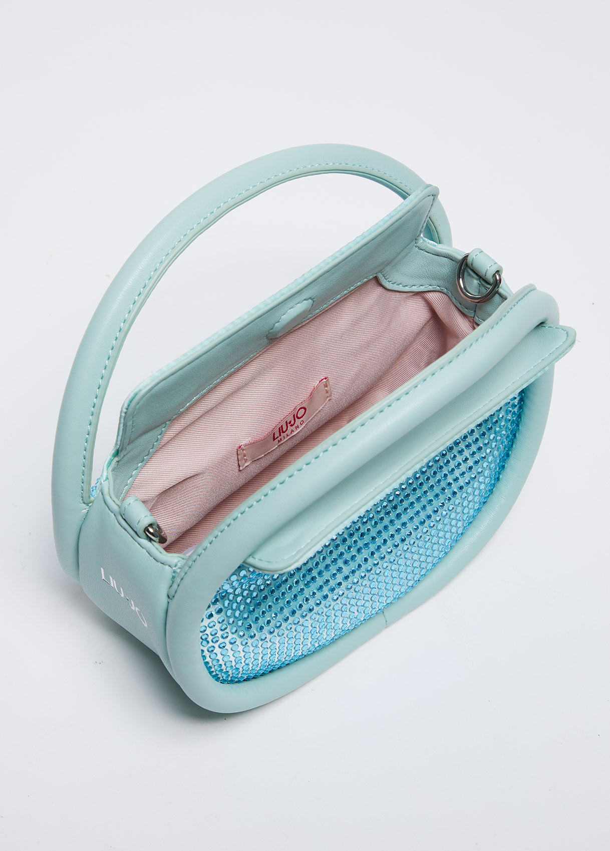 Handtasche mit Strass Farbe Azurblau | Liu Jo