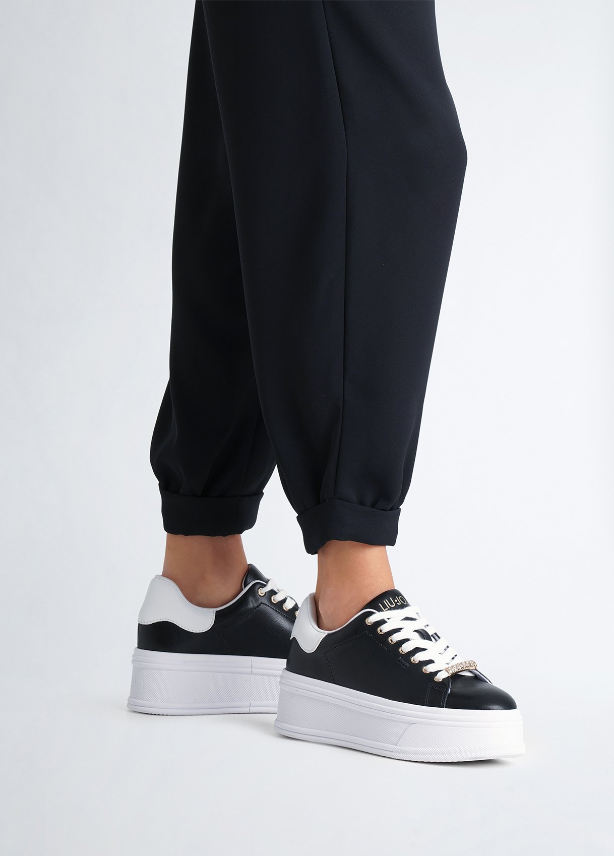 Liu Jo Leather Platform Sneakers