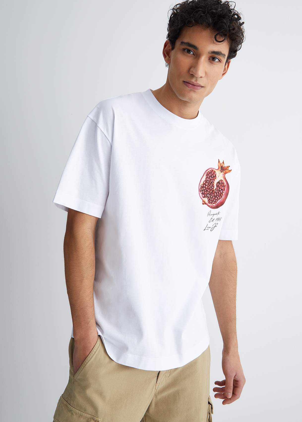 Liujo T-shirt Pour Homme Avec Grenade