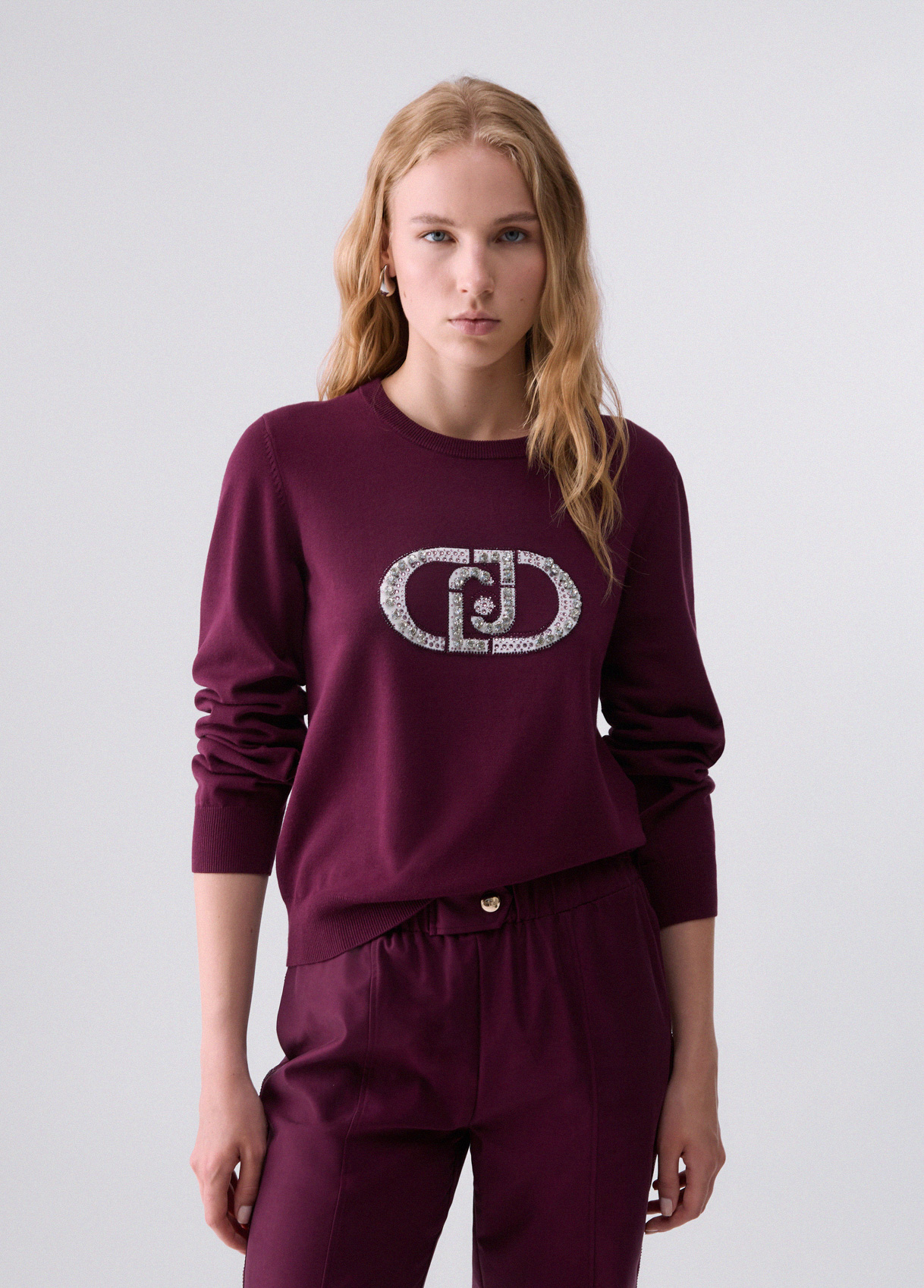 Liu Jo Sweater With Monogram Logo
