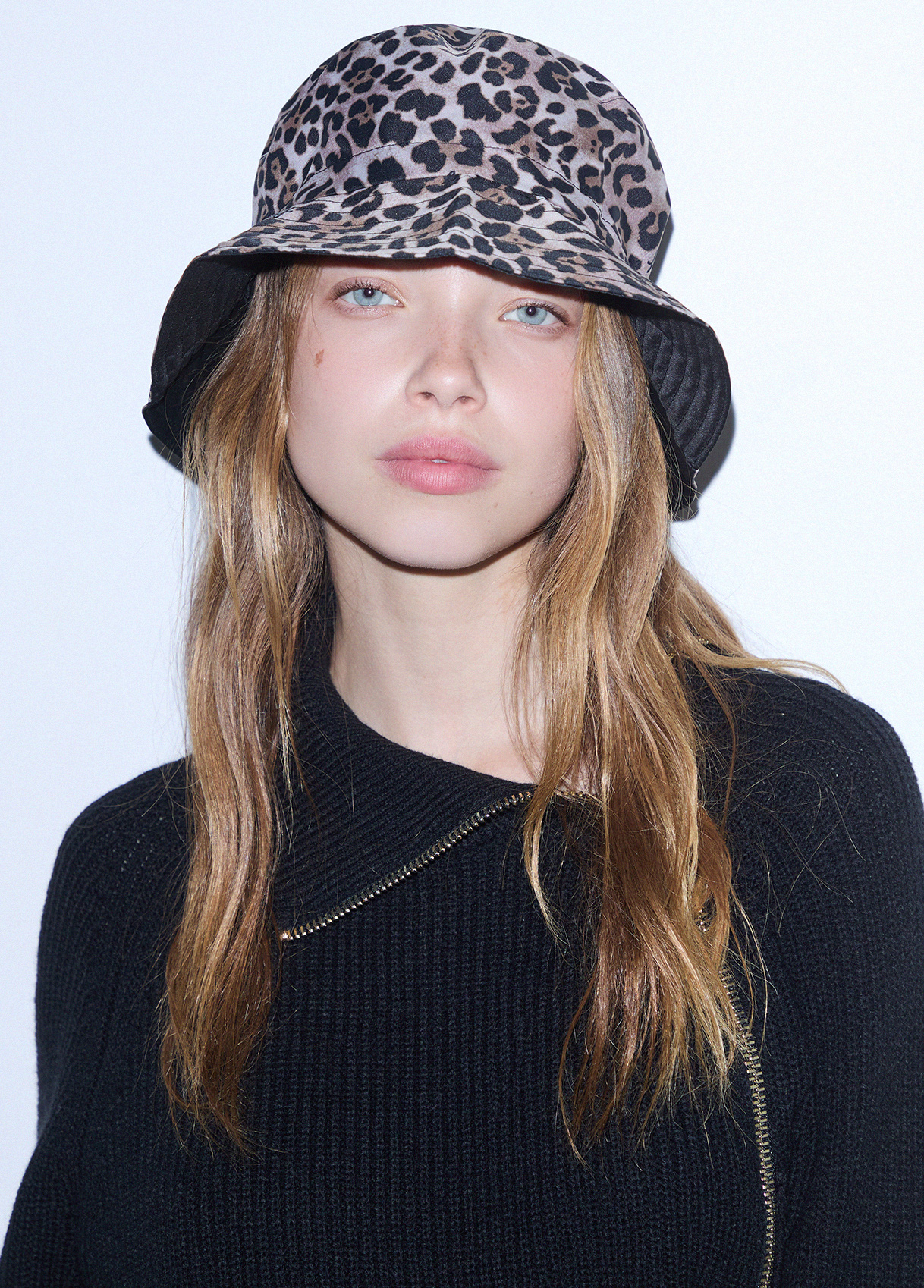 Liu Jo Animal Print Nylon Cloche Hat