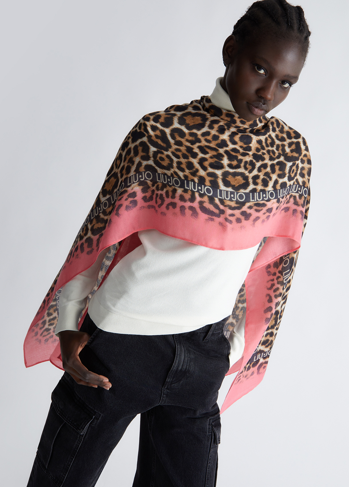 Liujo Étole Avec Motif Animalier